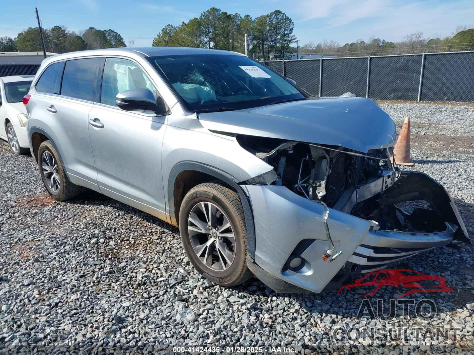 TOYOTA HIGHLANDER 2017 - 5TDZZRFH5HS221875