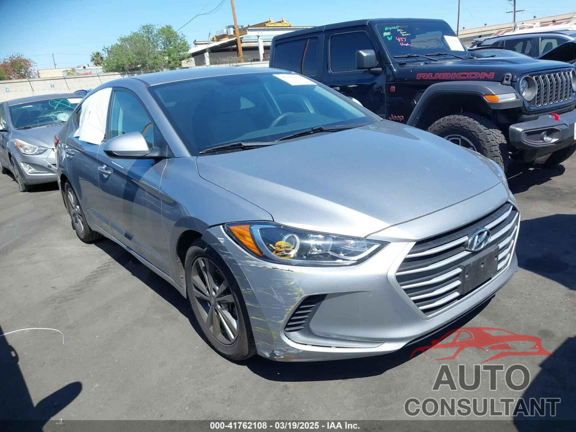 HYUNDAI ELANTRA 2017 - 5NPD84LF5HH068620
