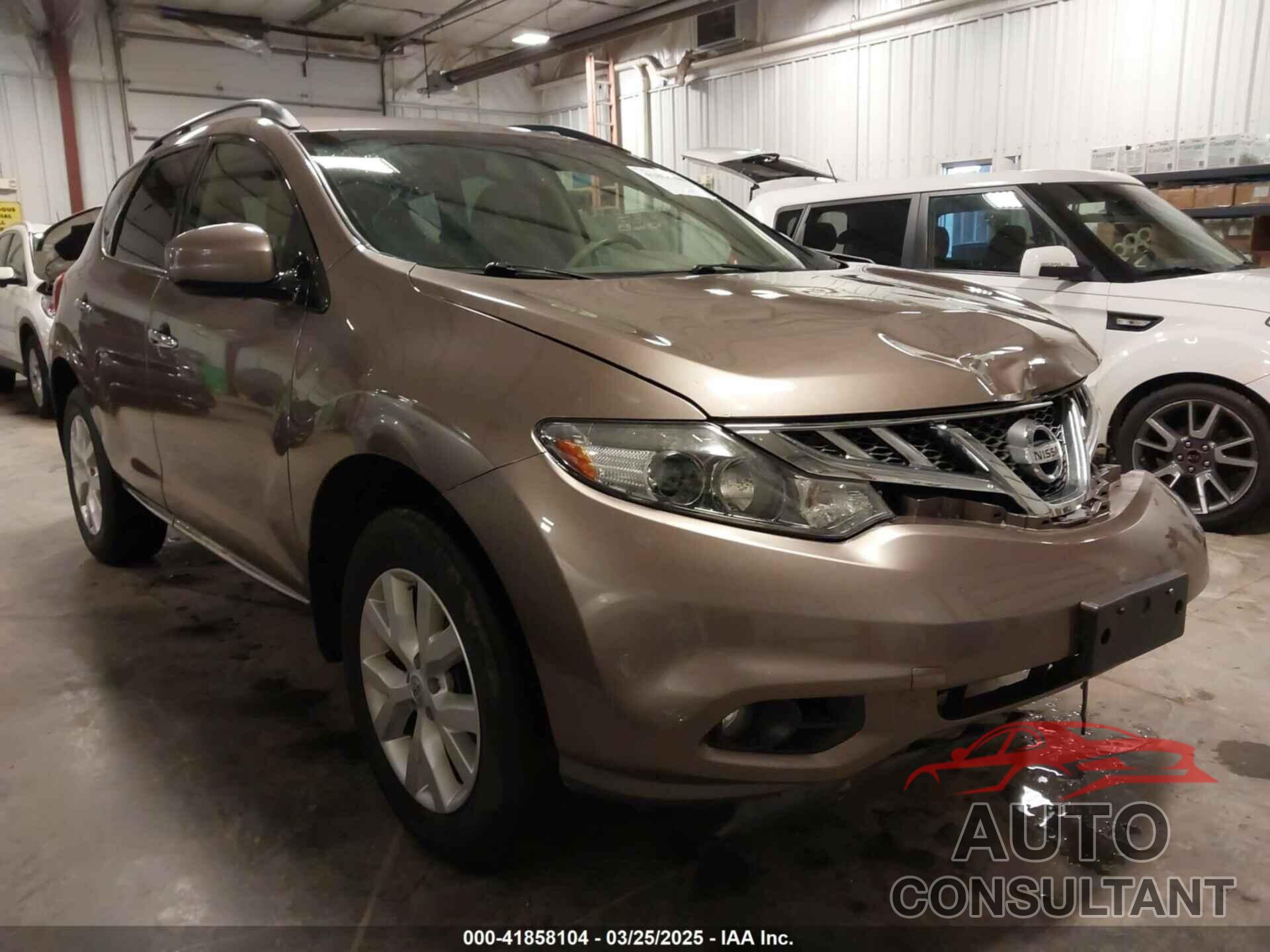 NISSAN MURANO 2013 - JN8AZ1MU8DW205456