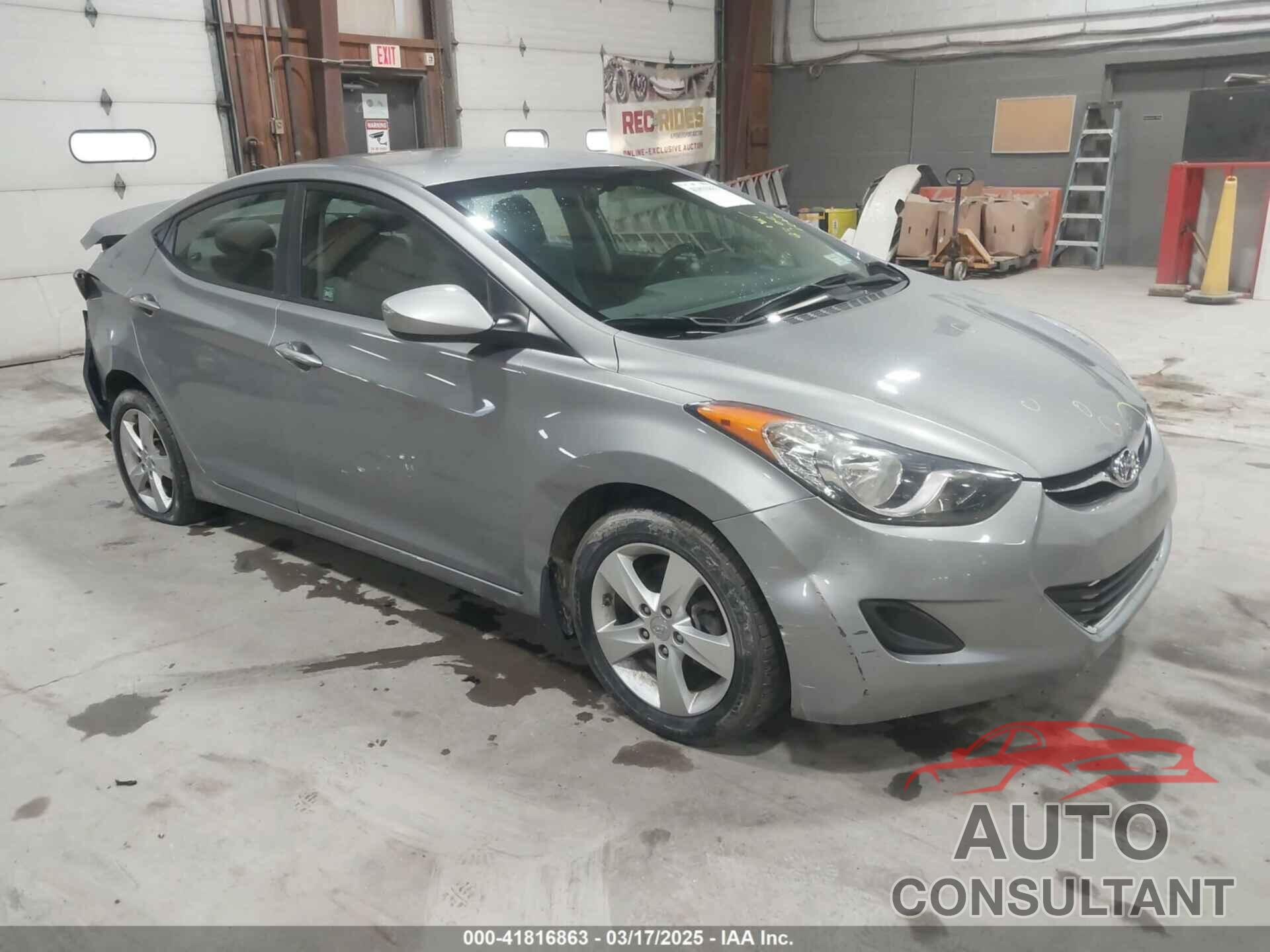 HYUNDAI ELANTRA 2013 - KMHDH4AE1DU936764