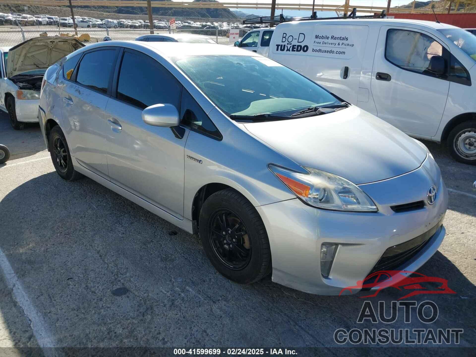 TOYOTA PRIUS 2015 - JTDKN3DU1F1927987