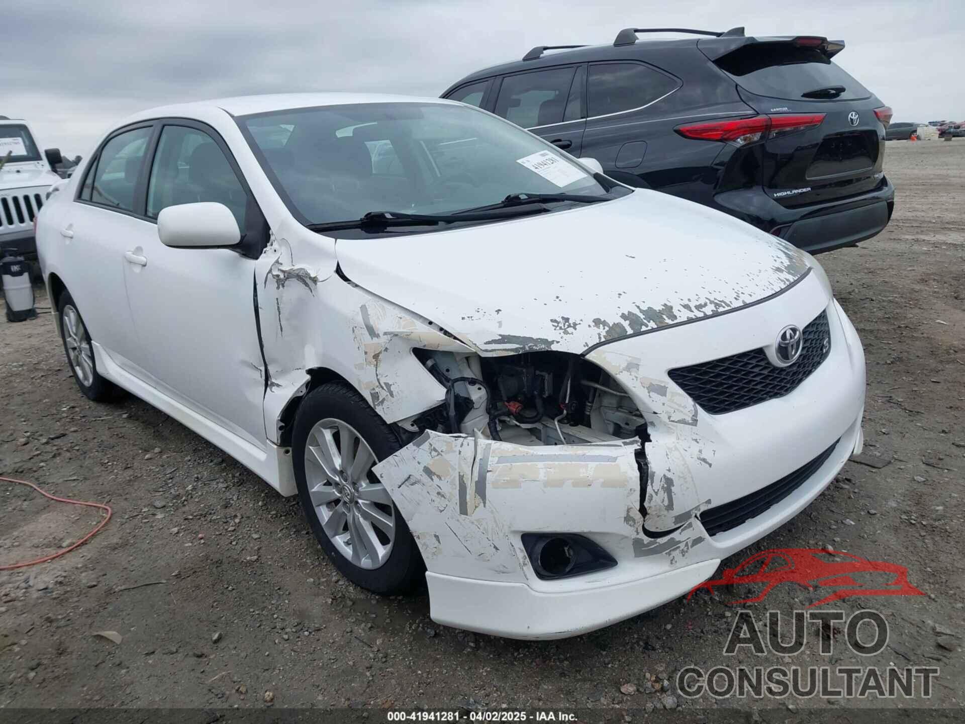 TOYOTA COROLLA 2009 - 1NXBU40E69Z164760