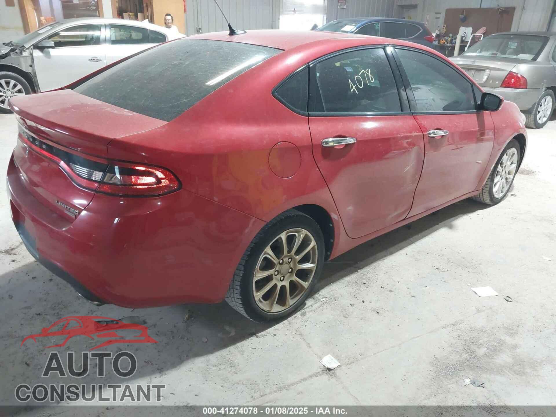 DODGE DART 2013 - 1C3CDFCH5DD133524