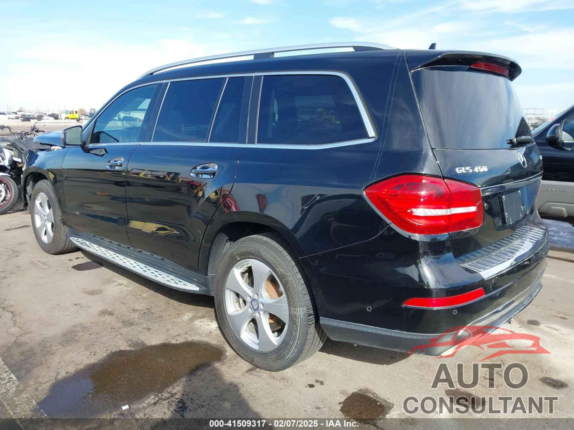 MERCEDES-BENZ GLS 450 2017 - 4JGDF6EE4HA751658