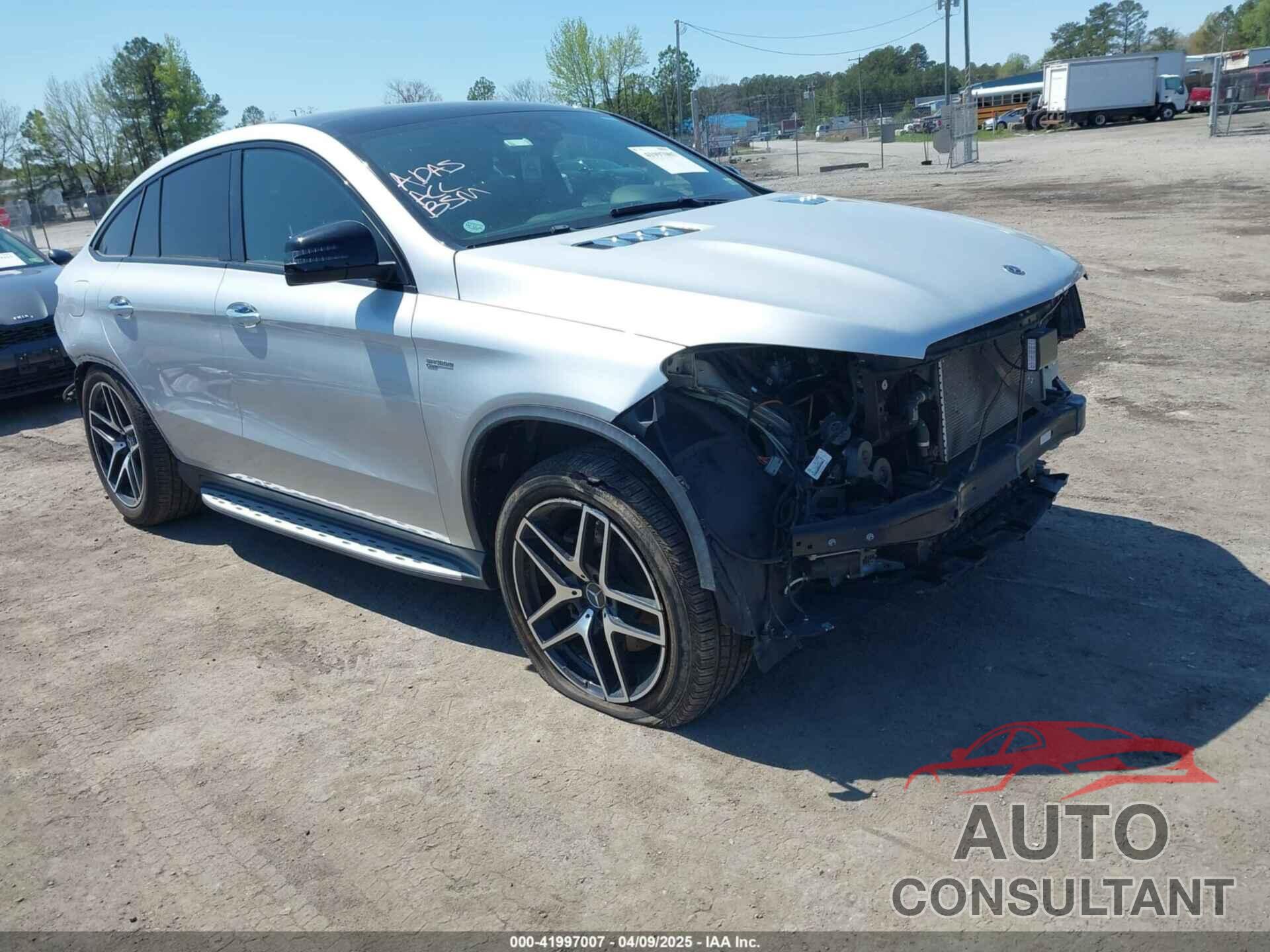 MERCEDES-BENZ AMG GLE 43 COUPE 2019 - 4JGED6EBXKA153369