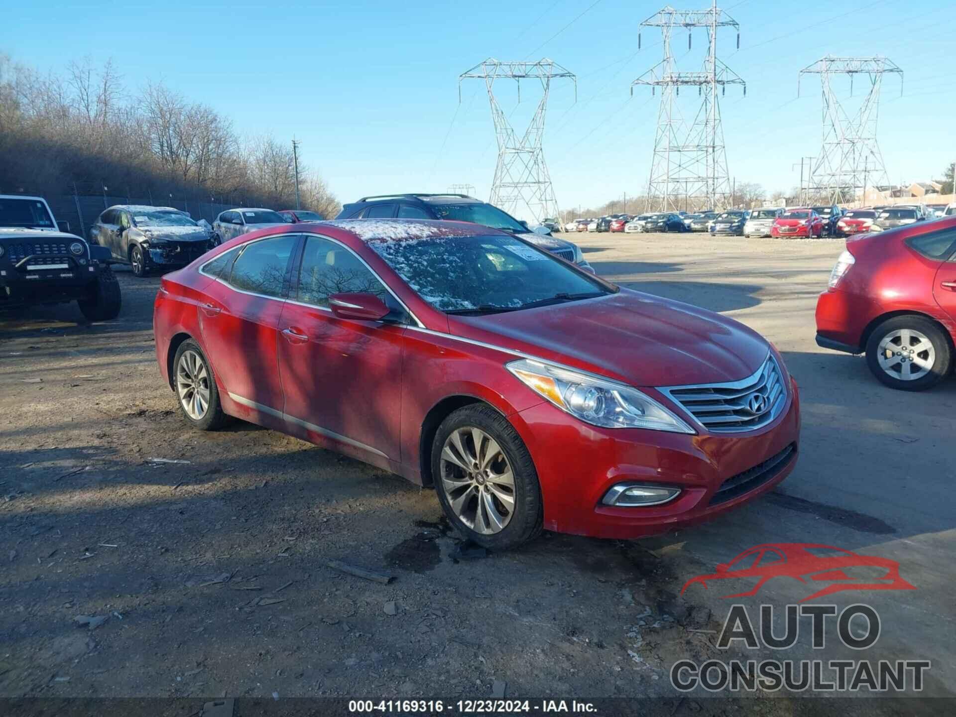 HYUNDAI AZERA 2013 - KMHFG4JG5DA199597