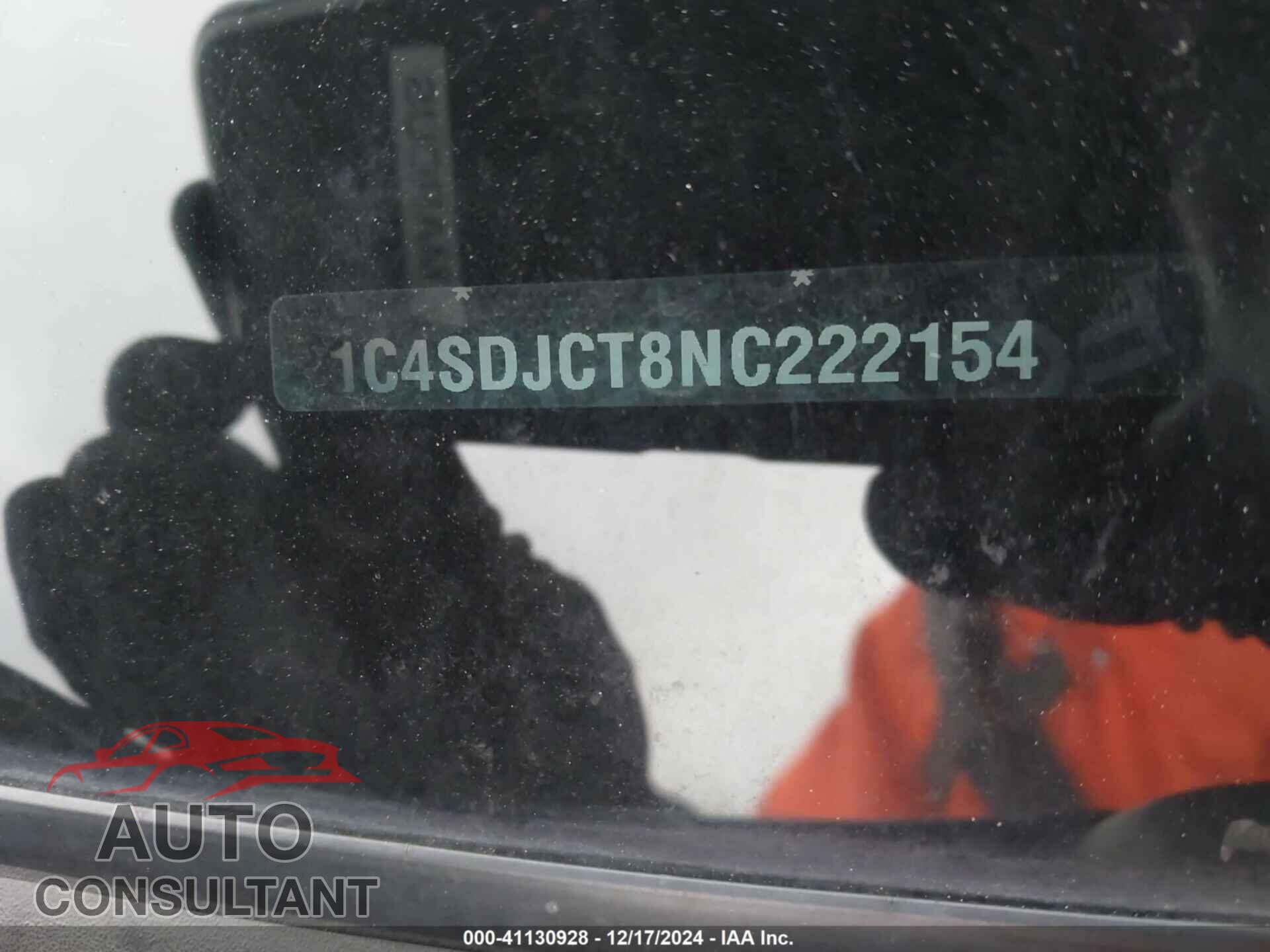 DODGE DURANGO 2022 - 1C4SDJCT8NC222154