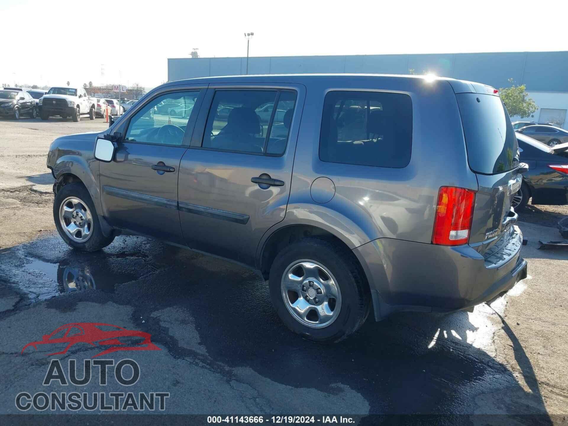 HONDA PILOT 2014 - 5FNYF3H21EB008593