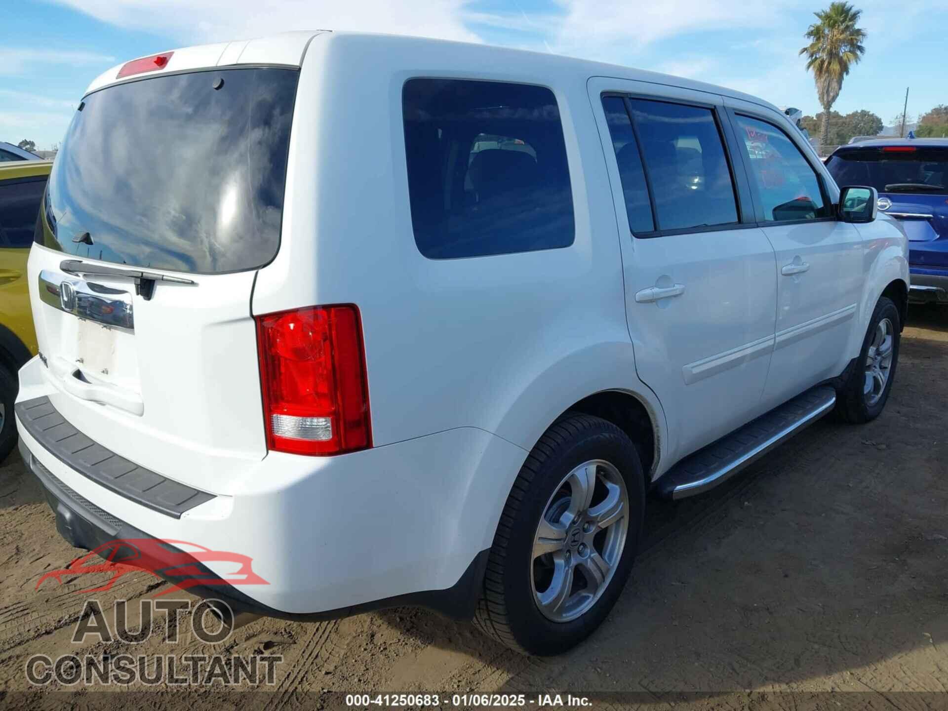 HONDA PILOT 2012 - 5FNYF3H56CB033304