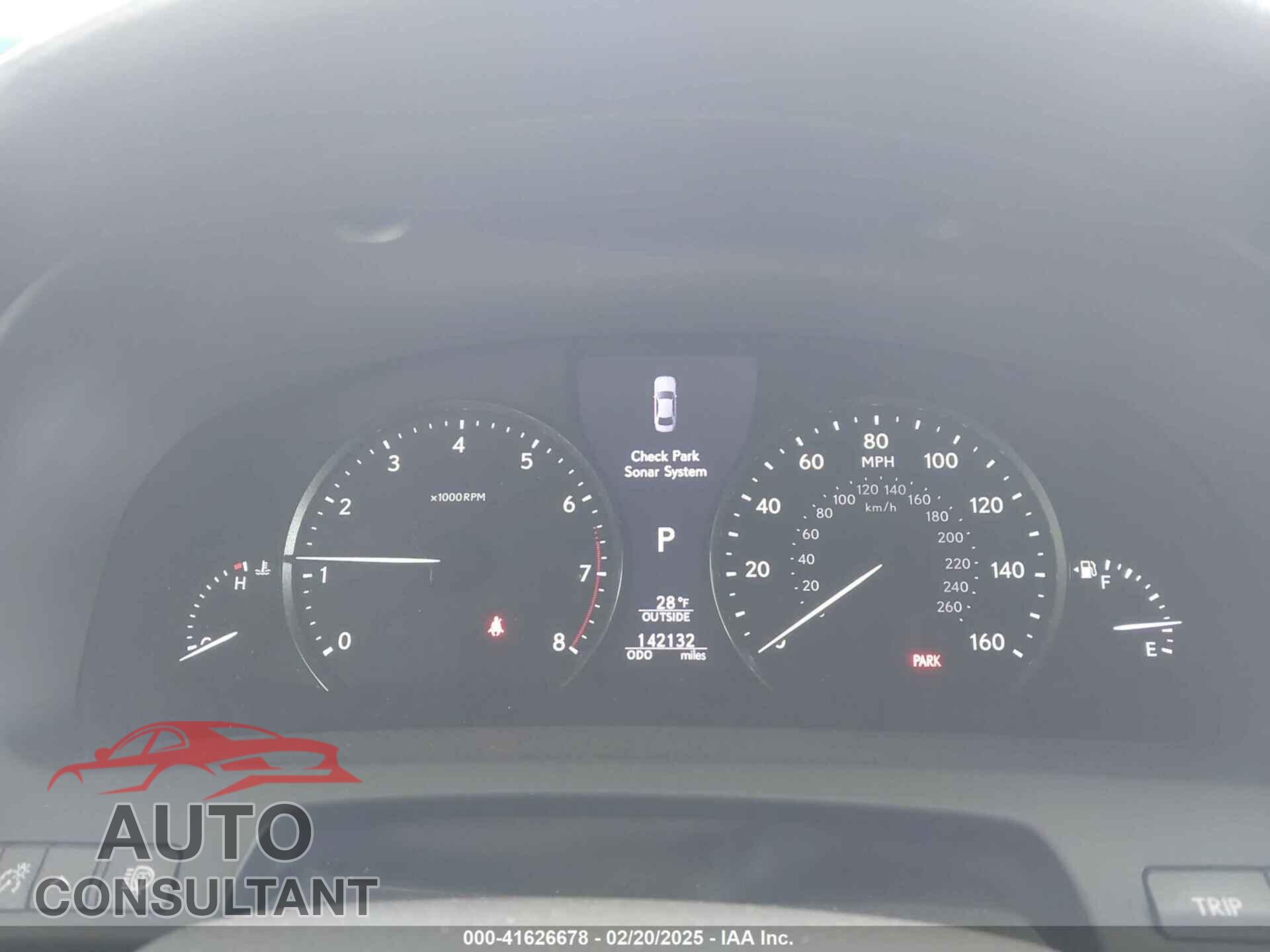 LEXUS LS 460 2013 - JTHBL5EF2D5121288