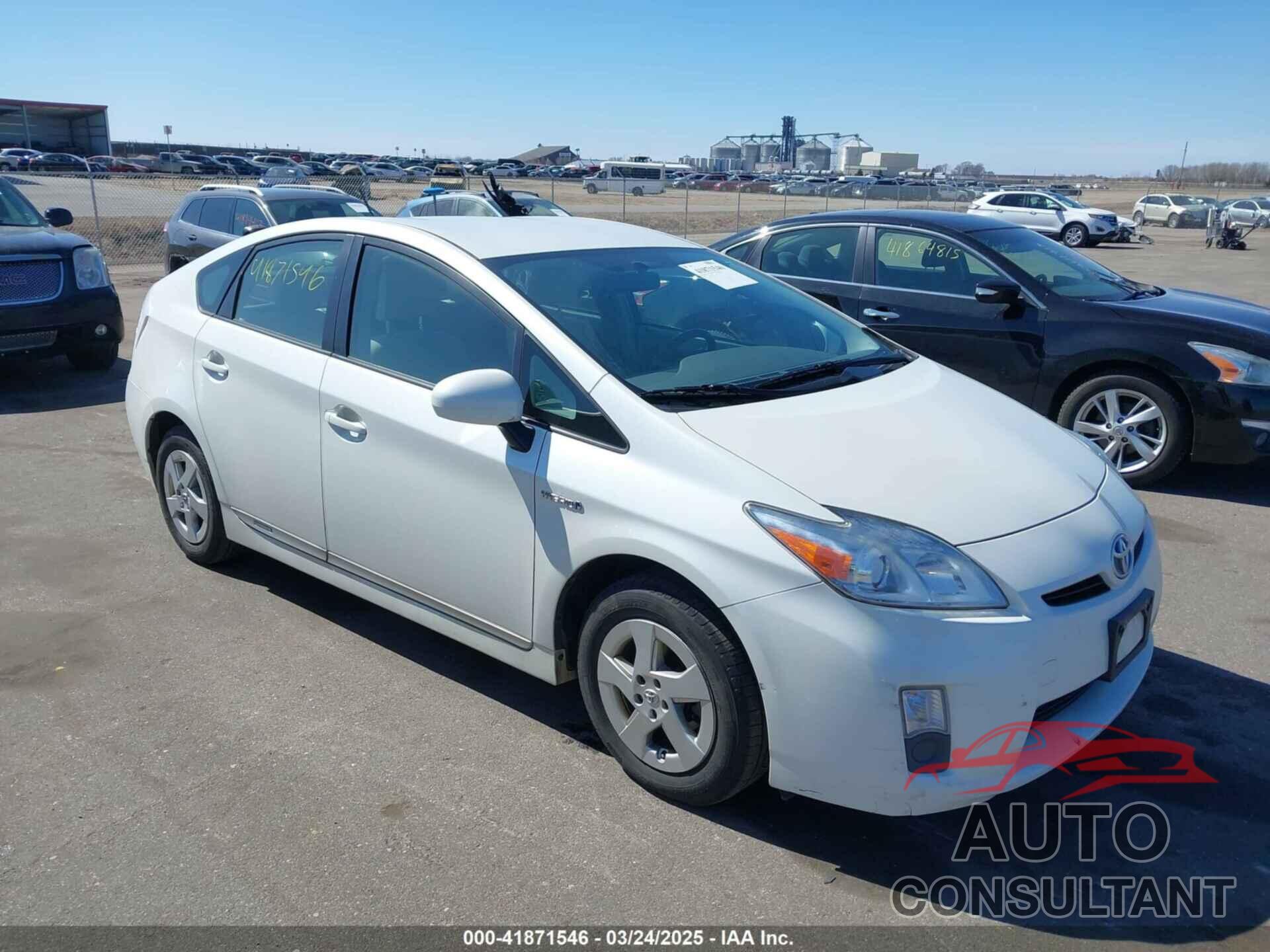TOYOTA PRIUS 2011 - JTDKN3DU1B0270124