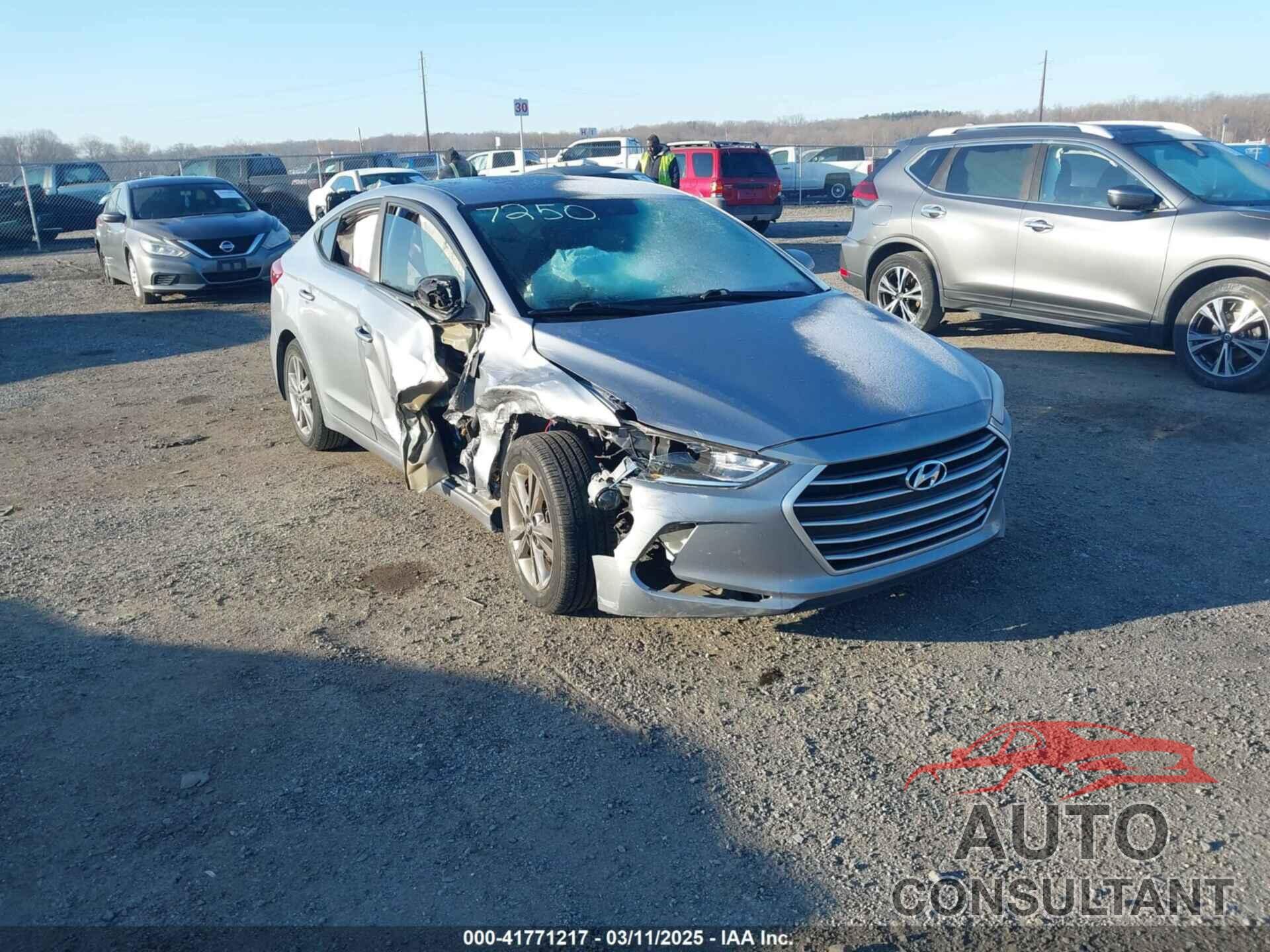 HYUNDAI ELANTRA 2017 - 5NPD84LF3HH117250