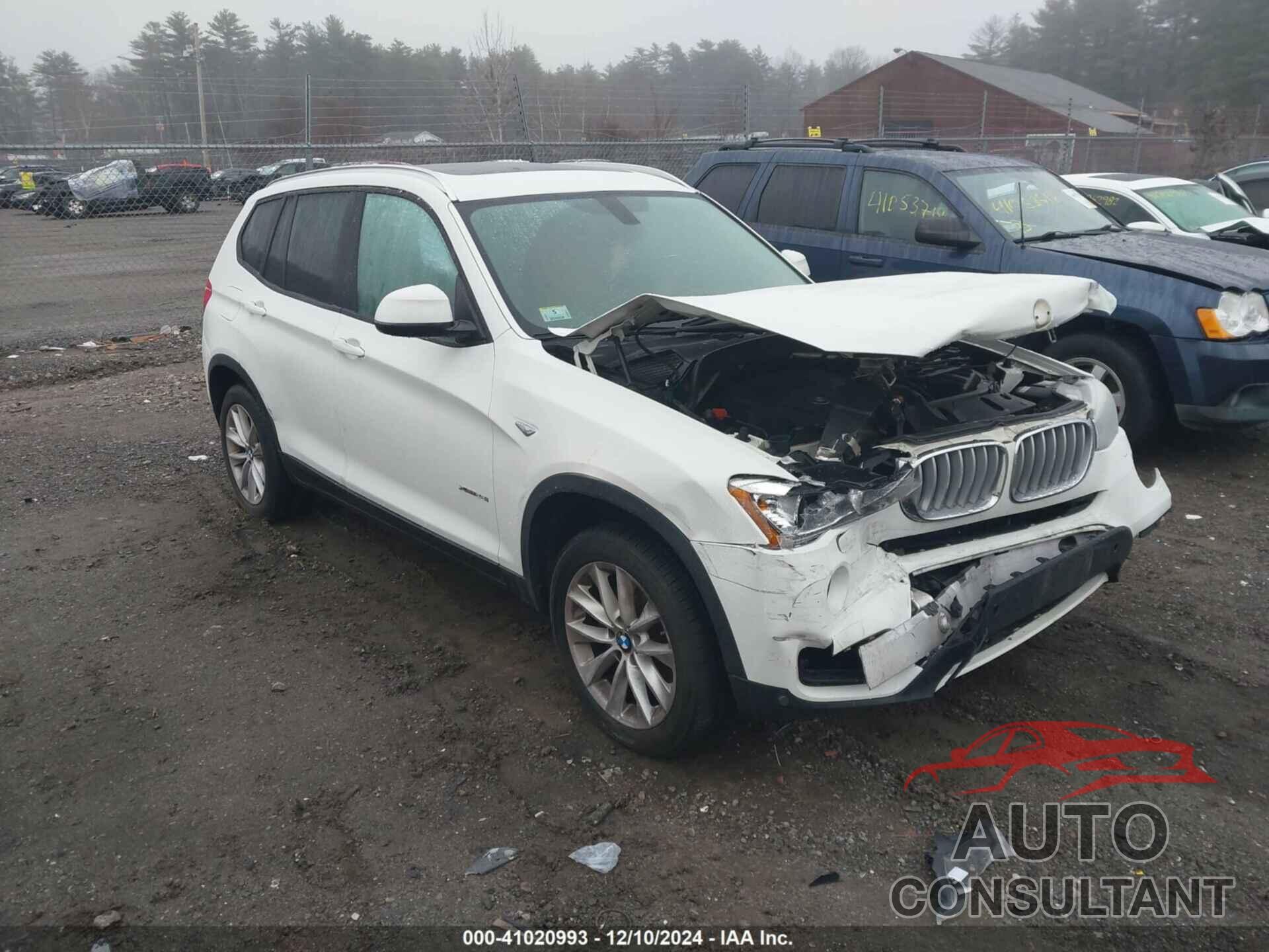 BMW X3 2016 - 5UXWX9C54G0D85902