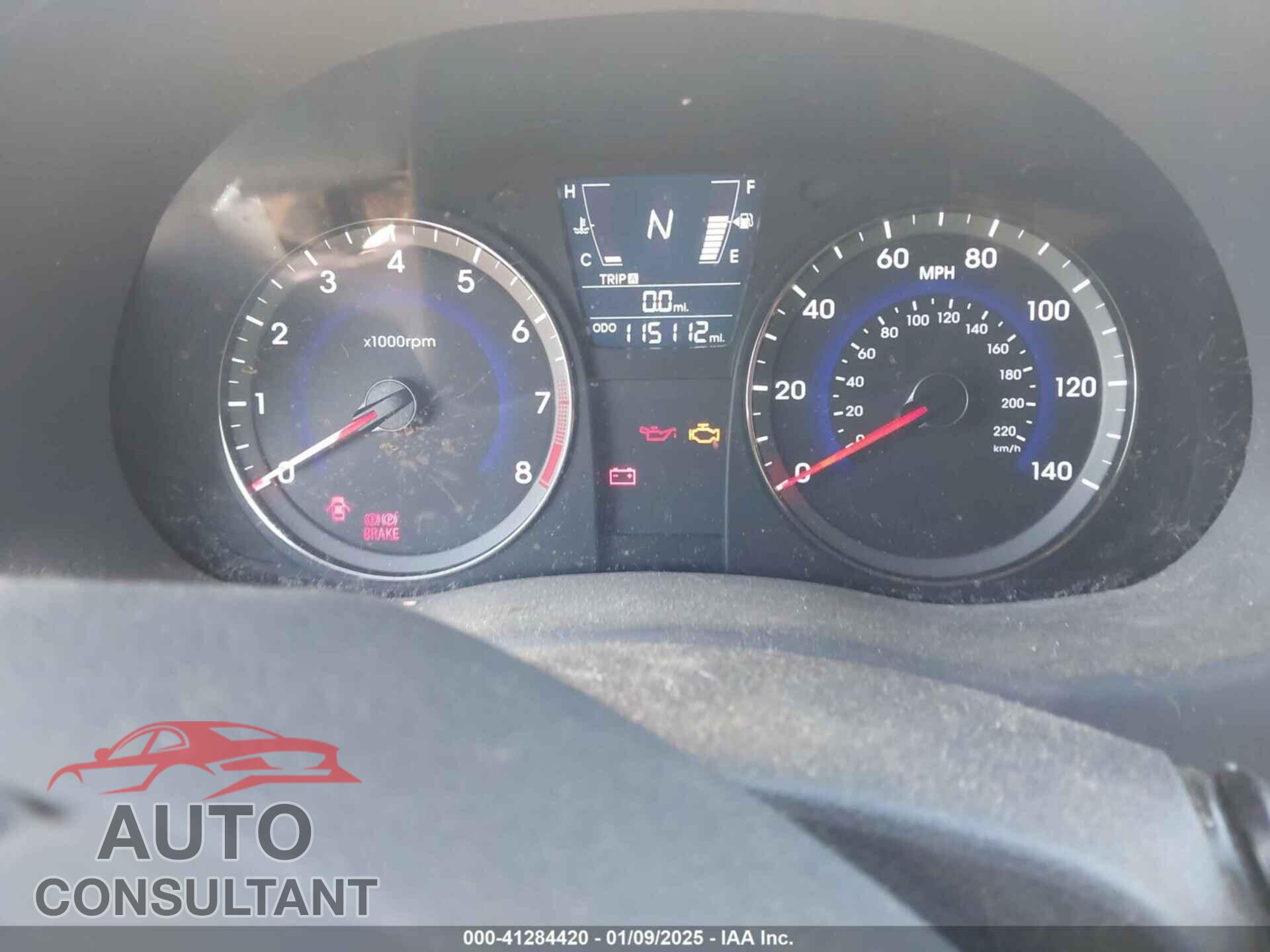 HYUNDAI ACCENT 2014 - KMHCU5AE6EU195025
