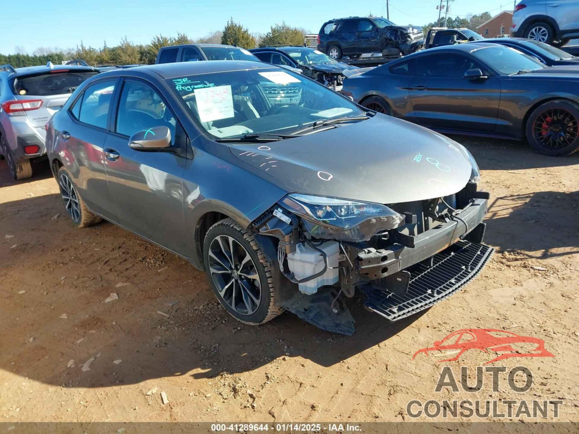 TOYOTA COROLLA 2019 - 2T1BURHE9KC211563