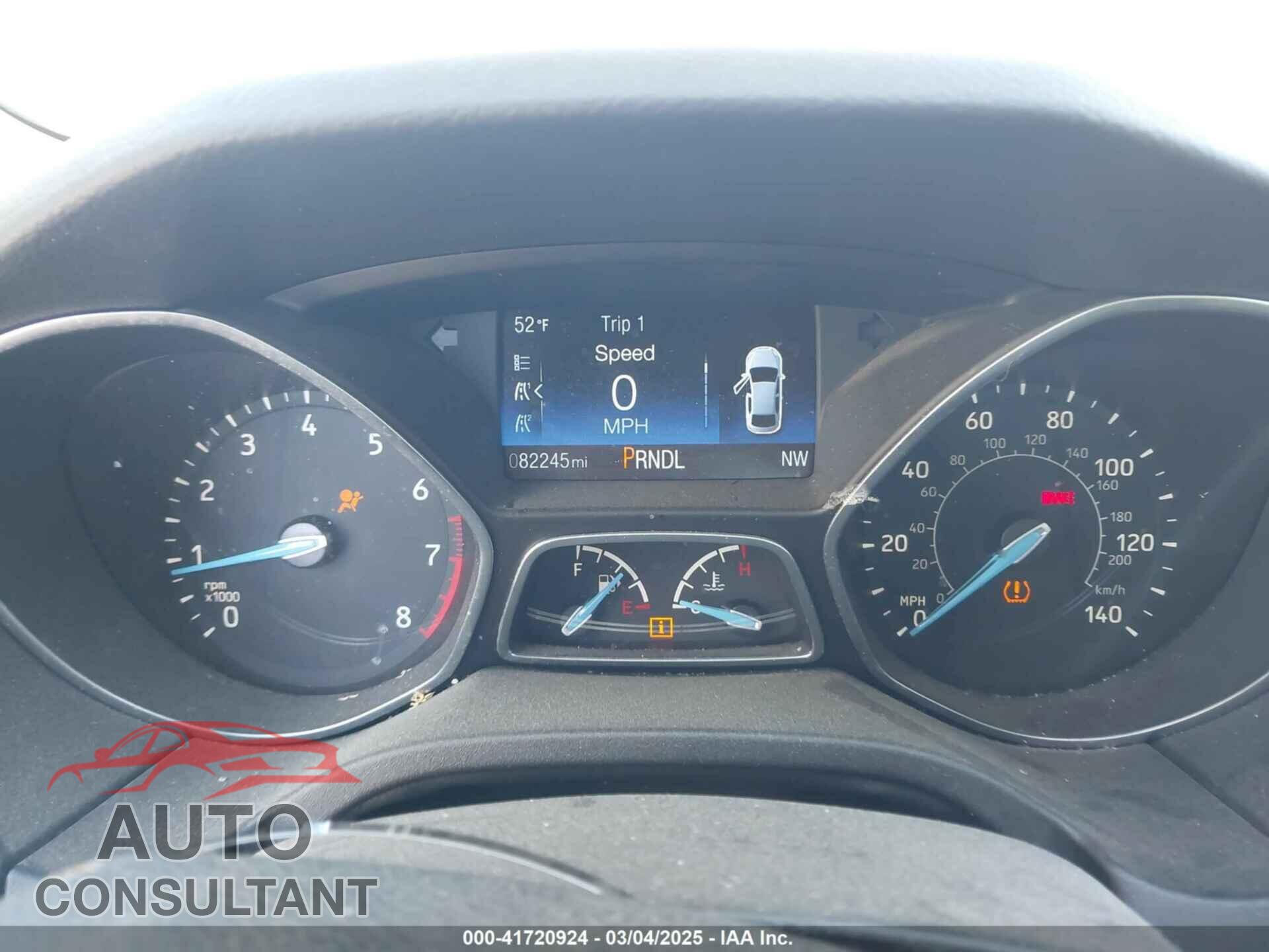 FORD FOCUS 2016 - 1FADP3F29GL304823