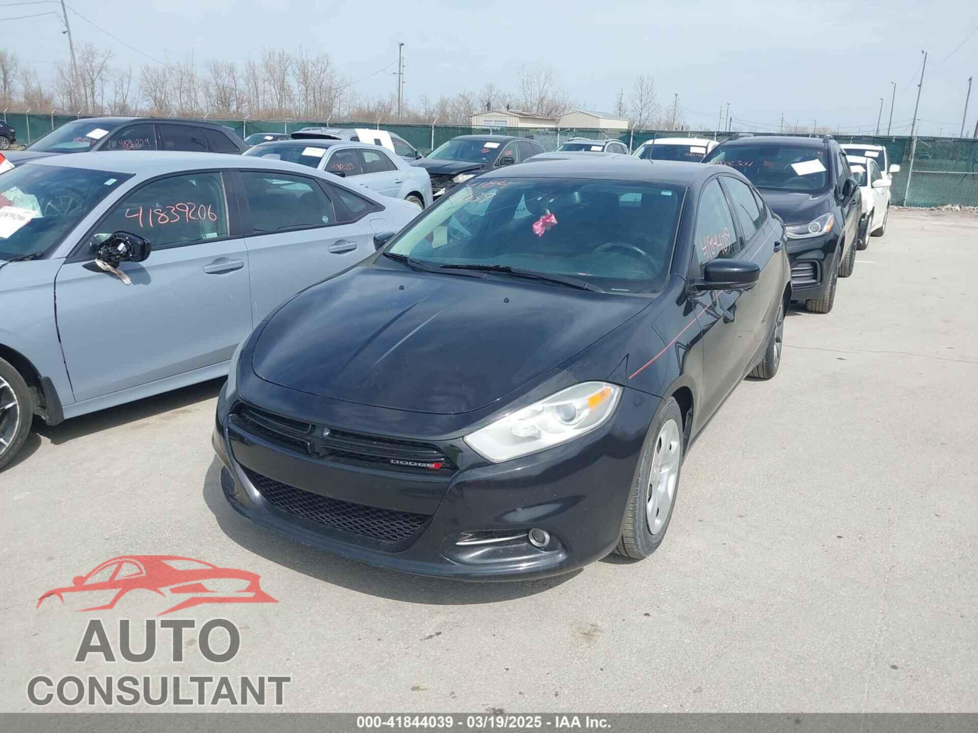 DODGE DART 2013 - 1C3CDFBA4DD323111