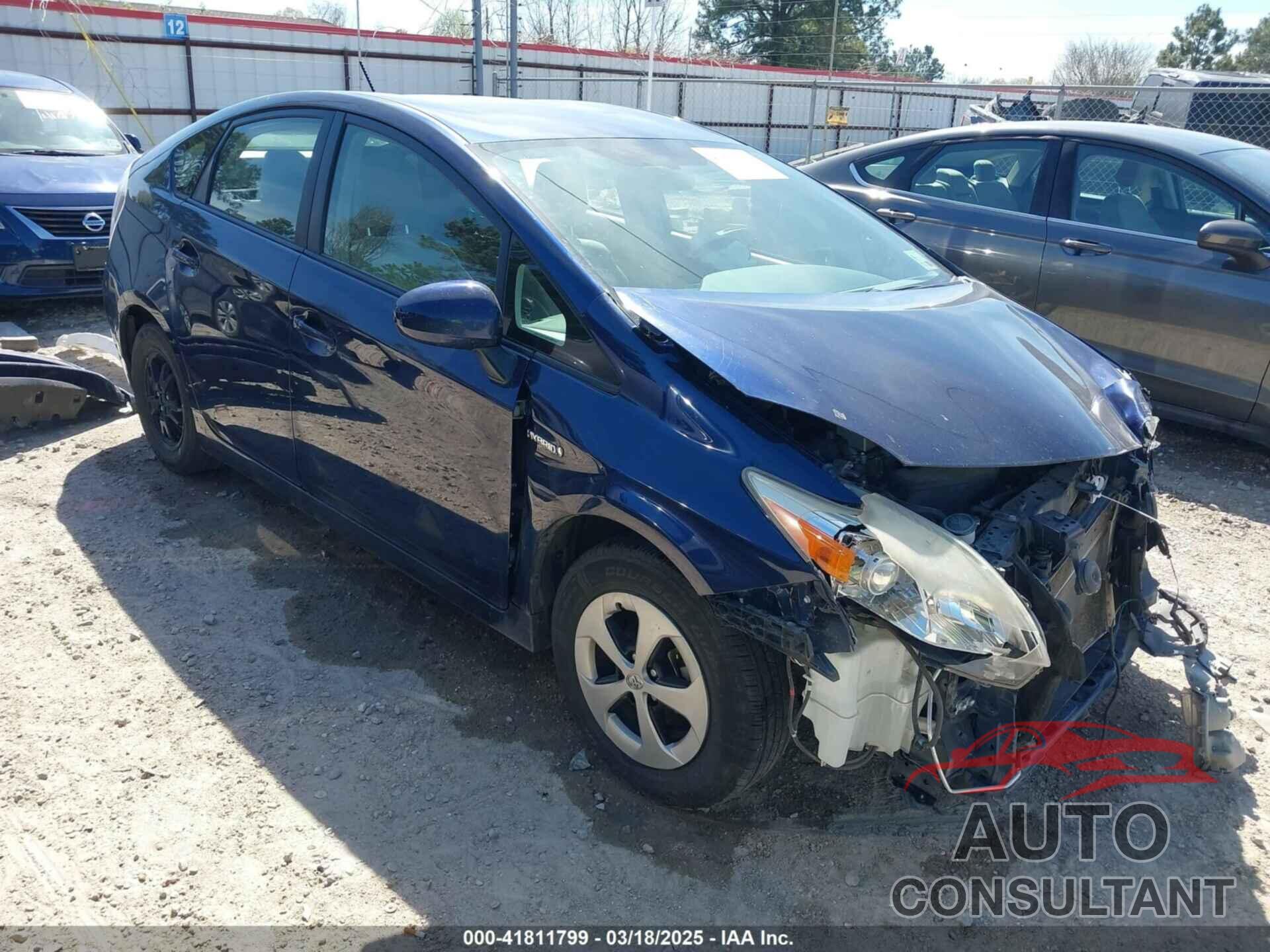 TOYOTA PRIUS 2013 - JTDKN3DU8D1723197