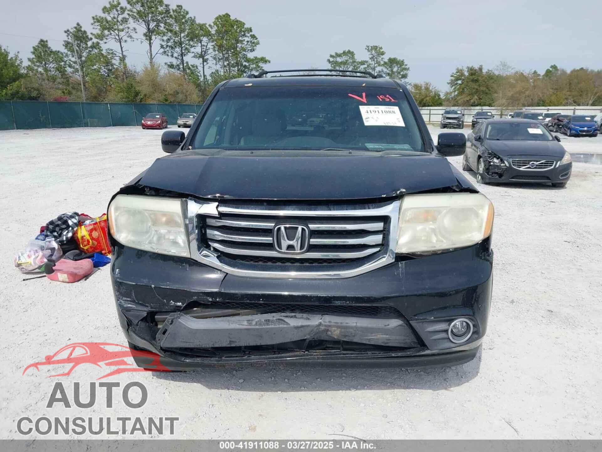 HONDA PILOT 2012 - 5FNYF3H94CB013409