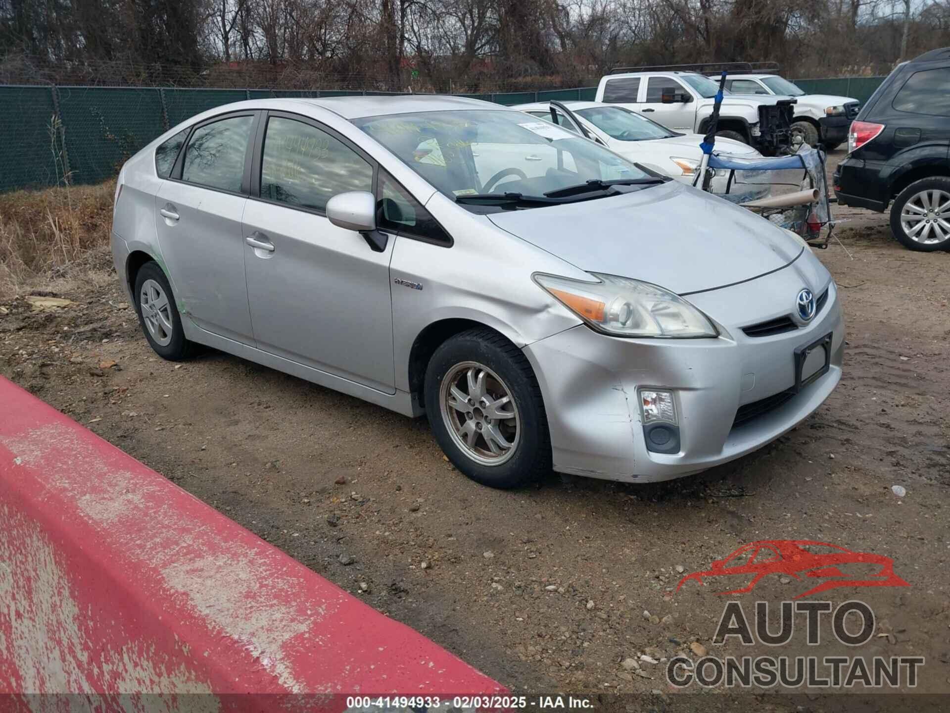 TOYOTA PRIUS 2010 - JTDKN3DU8A0017137