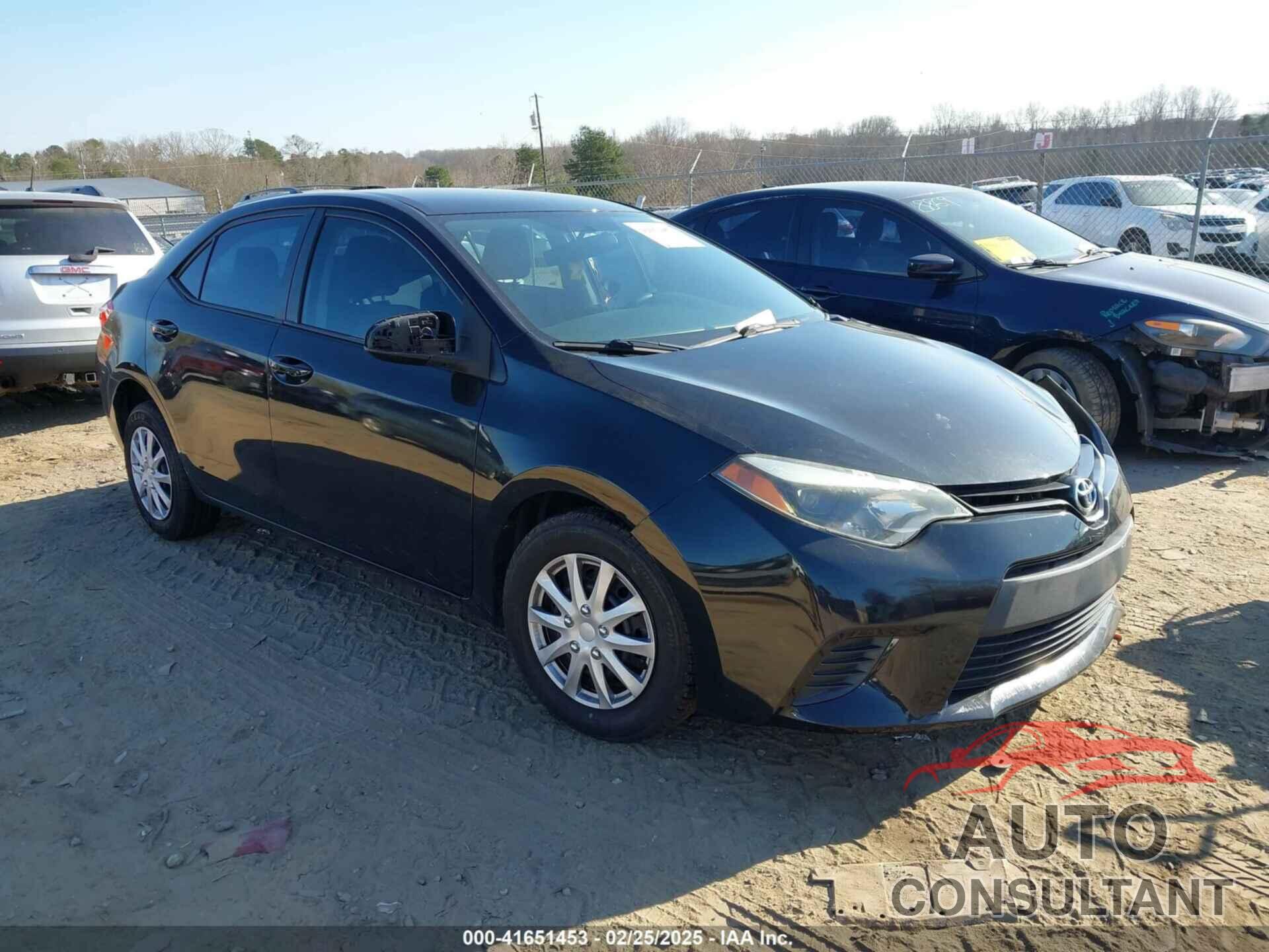 TOYOTA COROLLA 2016 - 2T1BURHEXGC612739