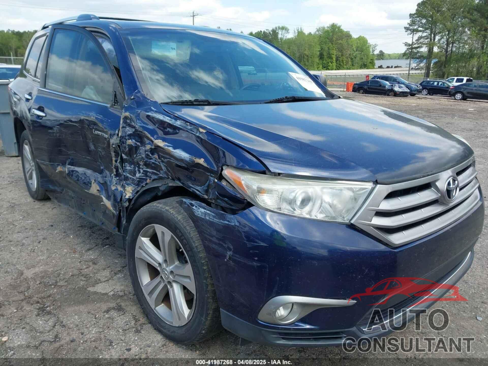 TOYOTA HIGHLANDER 2013 - 5TDYK3EH4DS135062