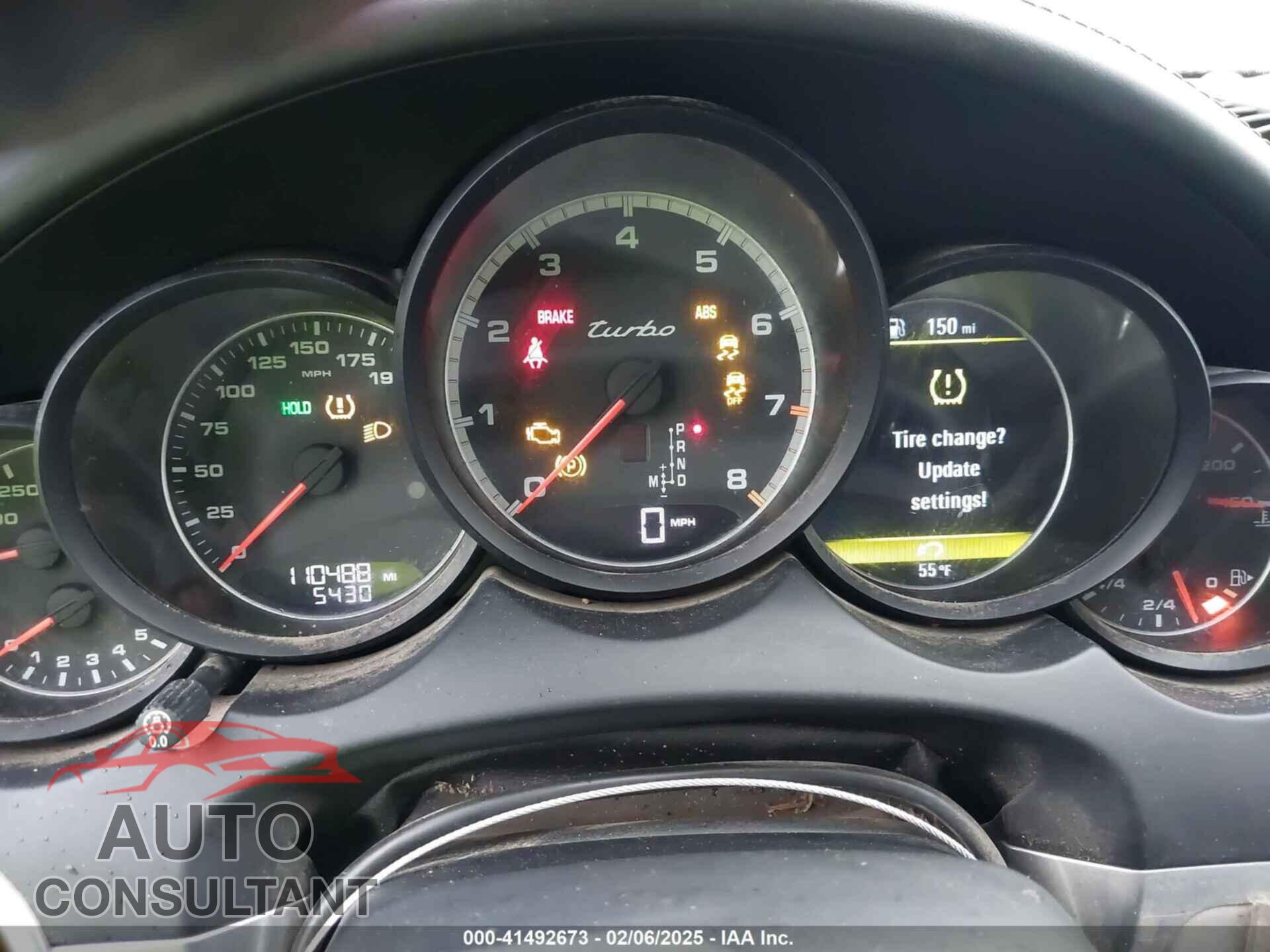 PORSCHE CAYENNE 2013 - WP1AC2A25DLA92877