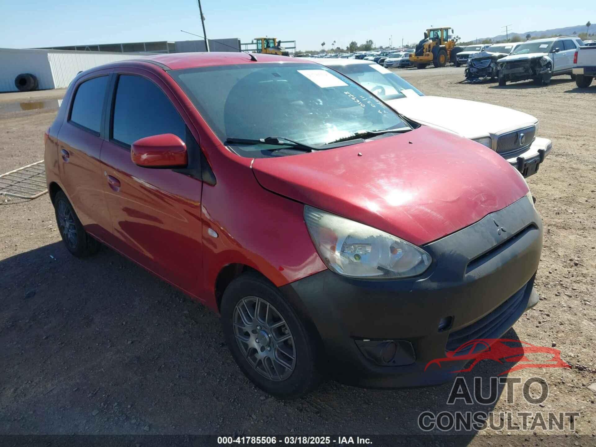 MITSUBISHI MIRAGE 2014 - ML32A4HJ9EH016428