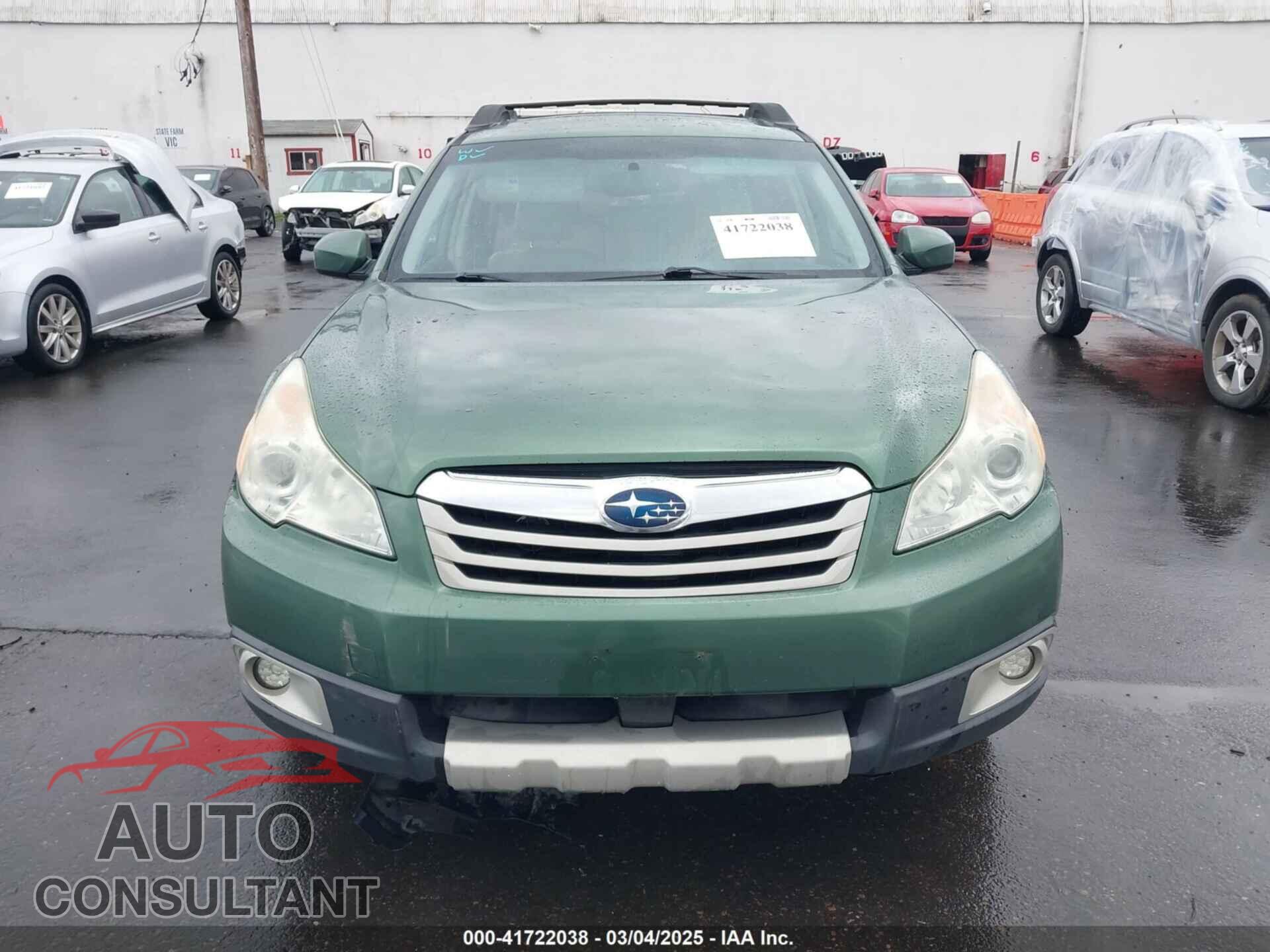 SUBARU OUTBACK 2011 - 4S4BRBLC1B3364067