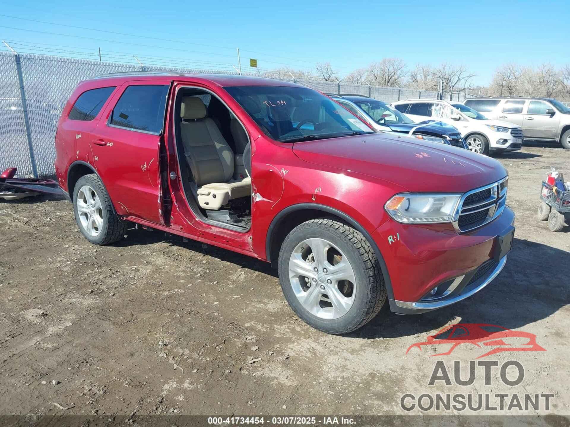 DODGE DURANGO 2015 - 1C4RDJDG5FC688626