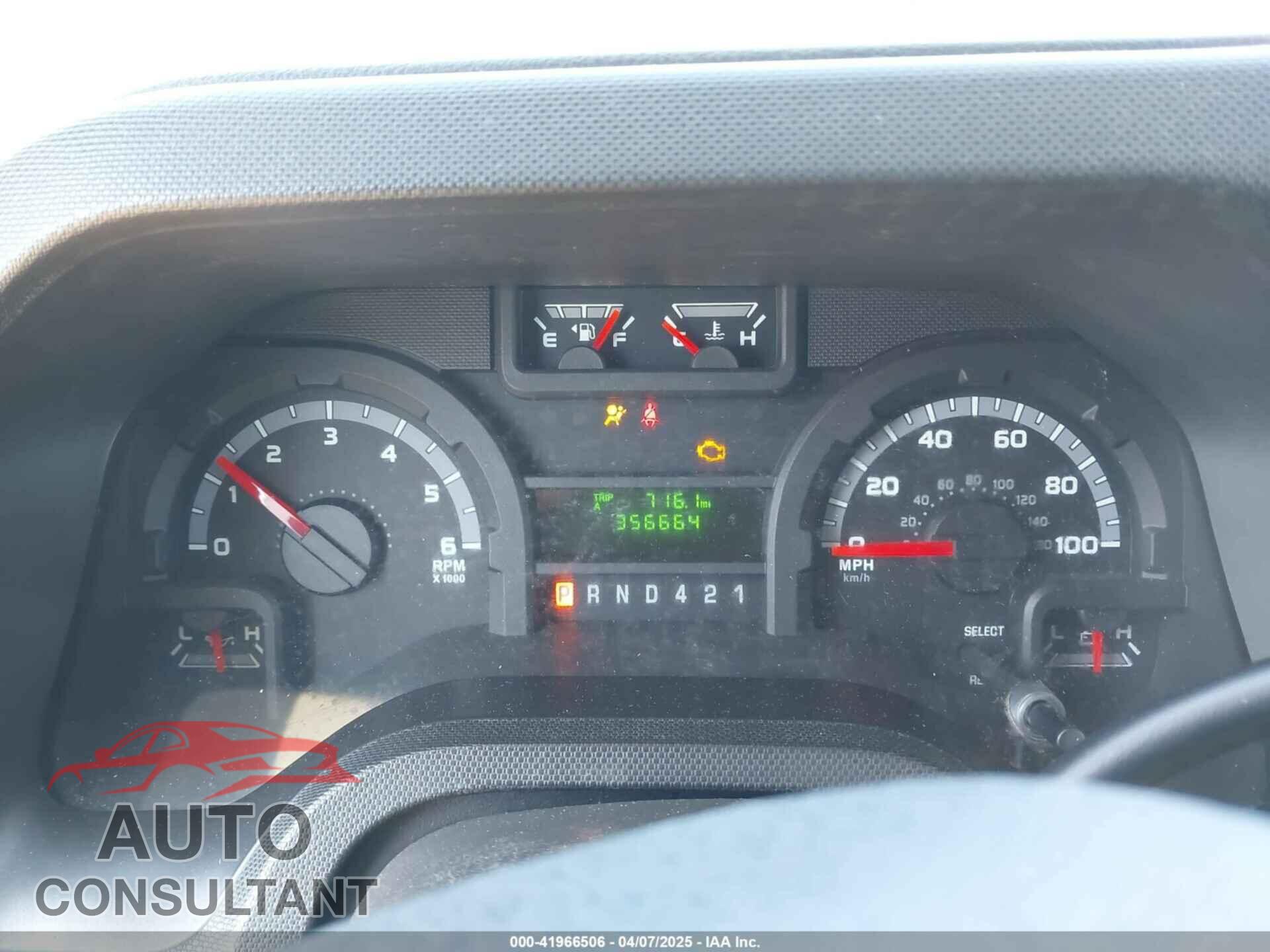 FORD E-450 CUTAWAY 2017 - 1FDFE4FS6HDC35353