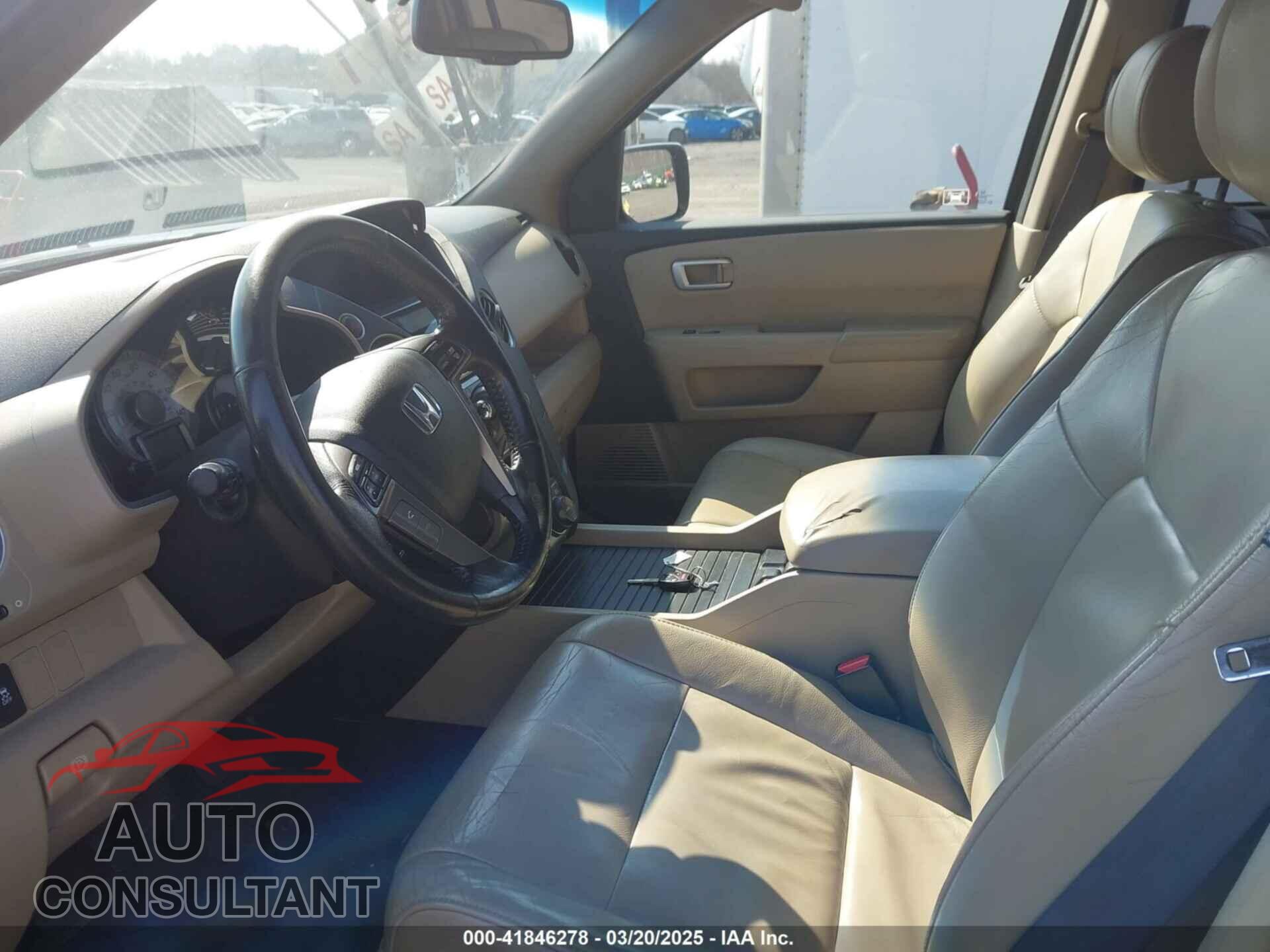 HONDA PILOT 2012 - 5FNYF4H91CB070026