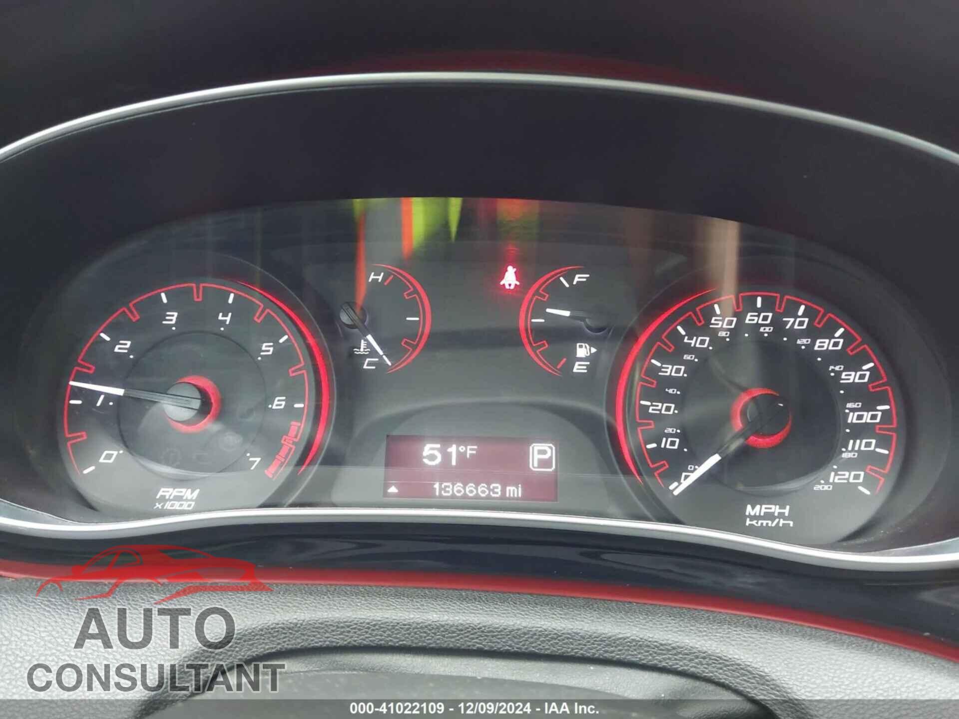 DODGE DART 2016 - 1C3CDFAA9GD680015