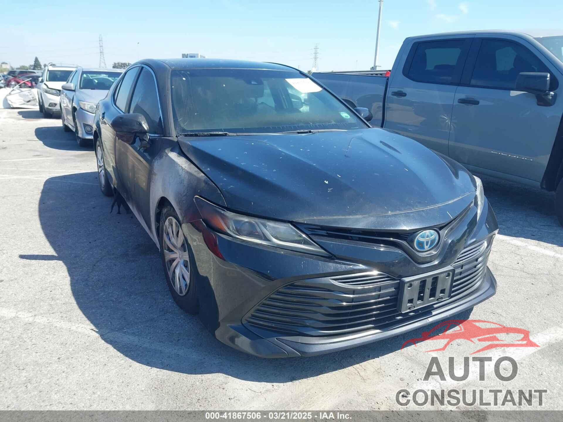 TOYOTA CAMRY HYBRID 2018 - 4T1B31HK6JU002885