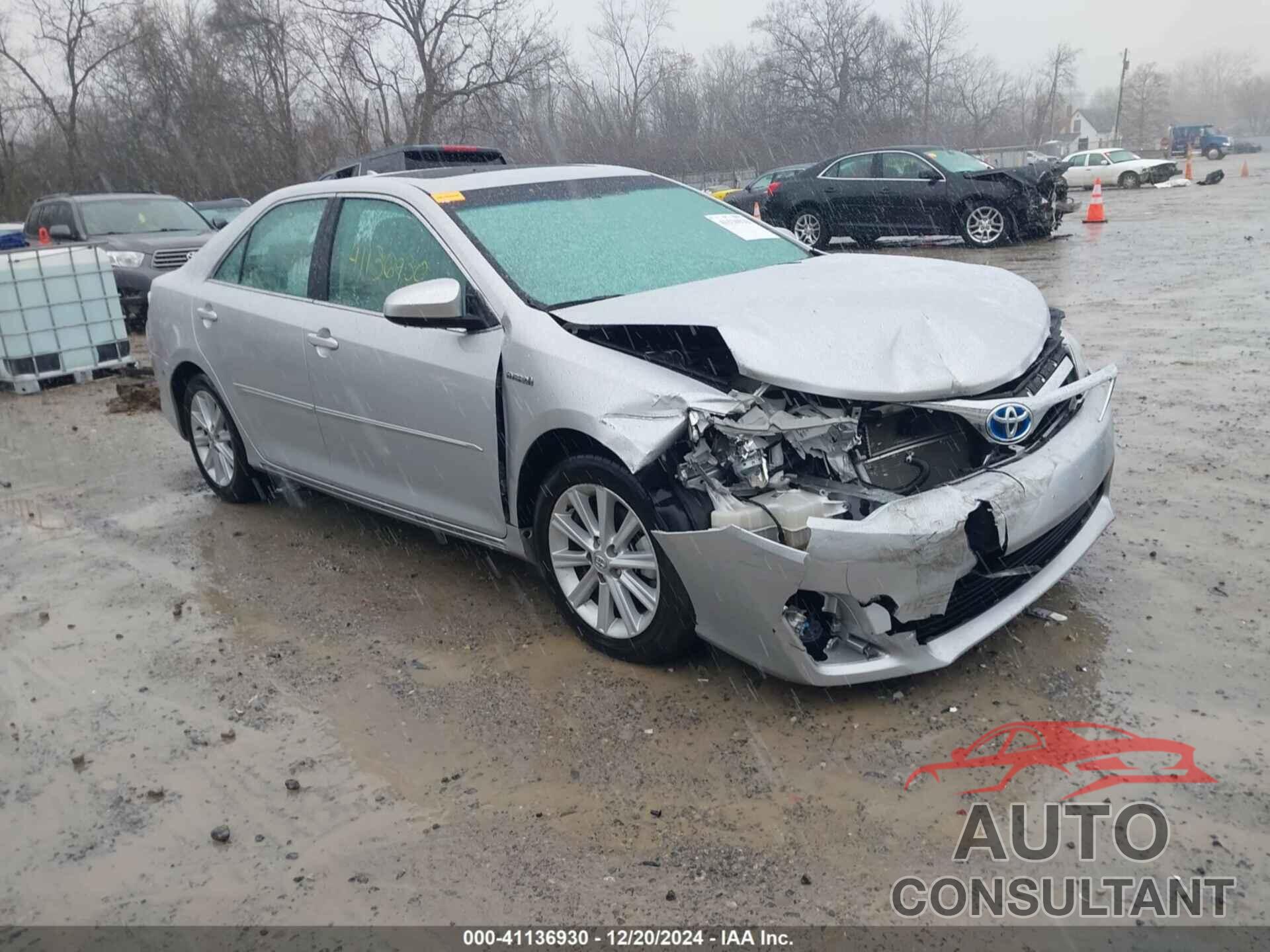 TOYOTA CAMRY HYBRID 2012 - 4T1BD1FK9CU019411