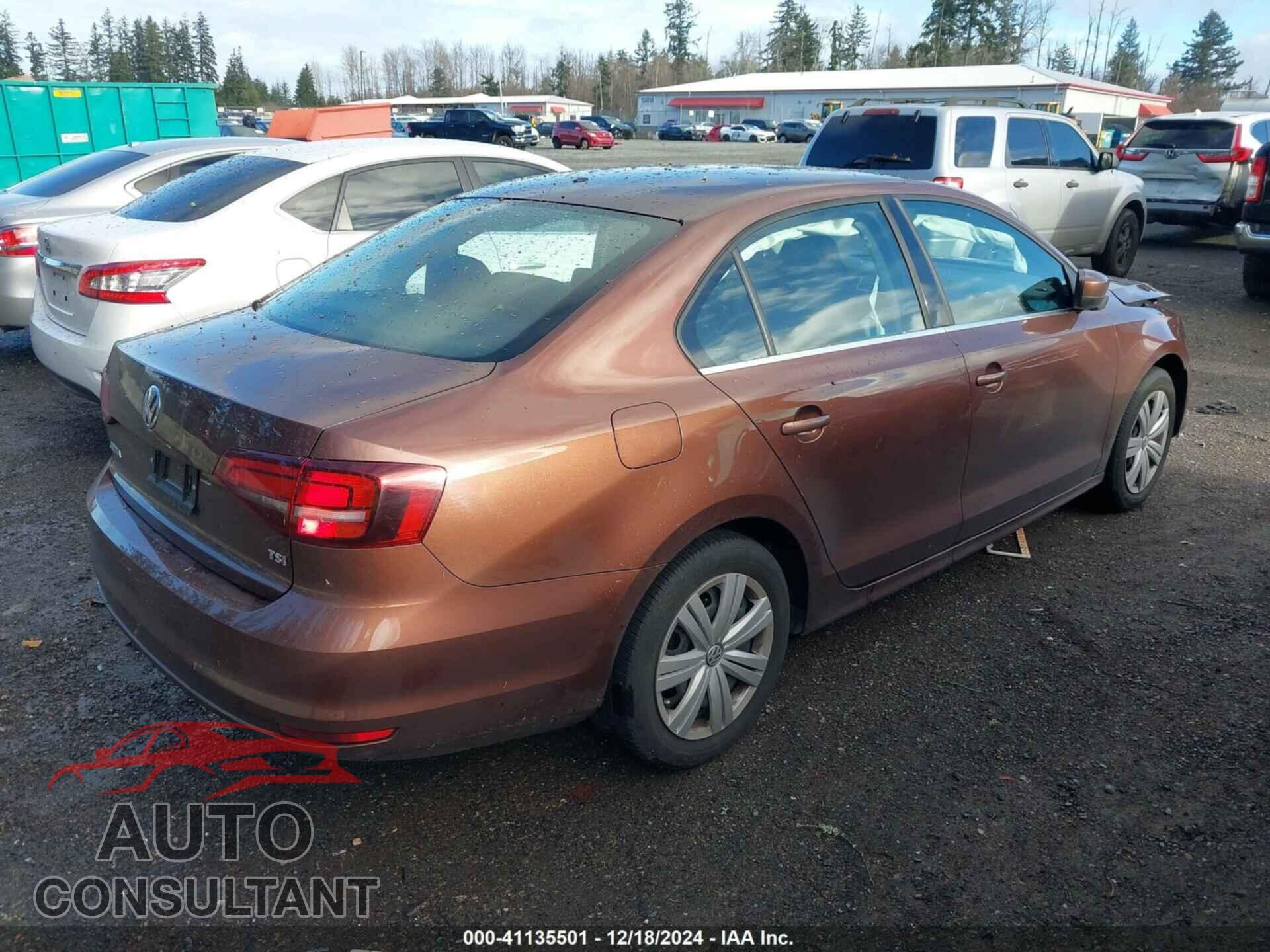 VOLKSWAGEN JETTA 2017 - 3VW2B7AJ9HM291395