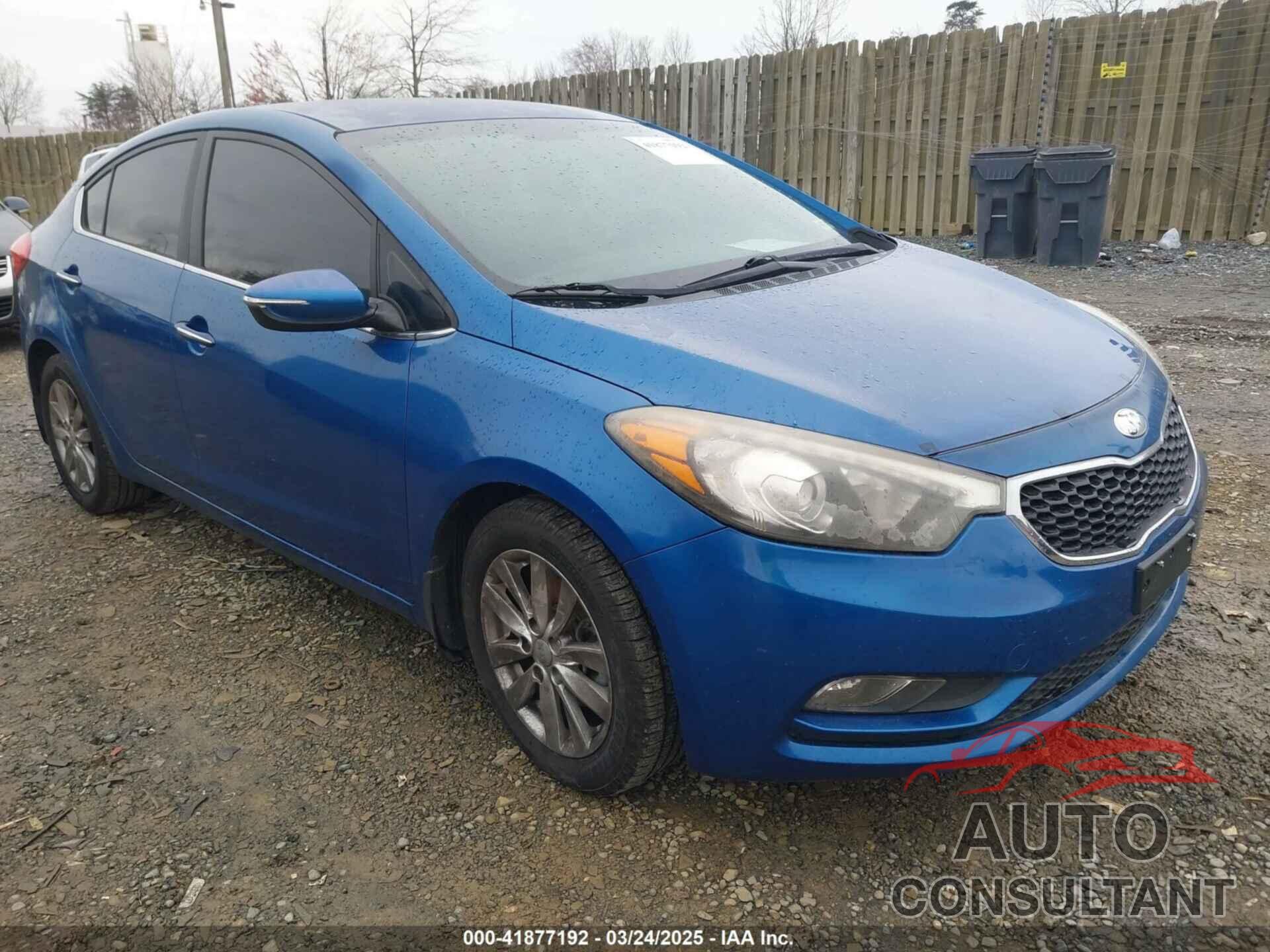 KIA FORTE 2014 - KNAFX4A83E5154789