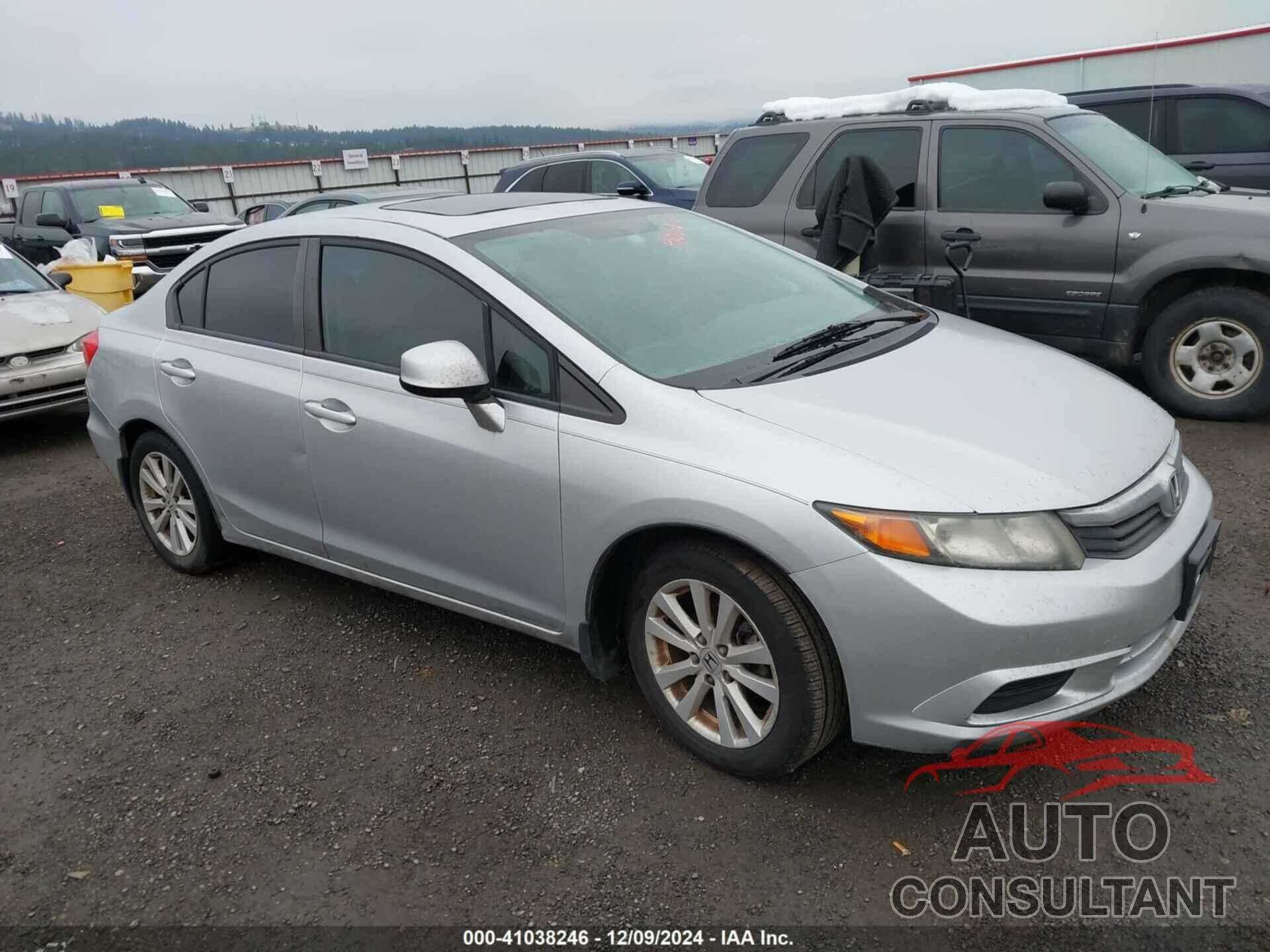 HONDA CIVIC 2012 - 19XFB2F87CE067350