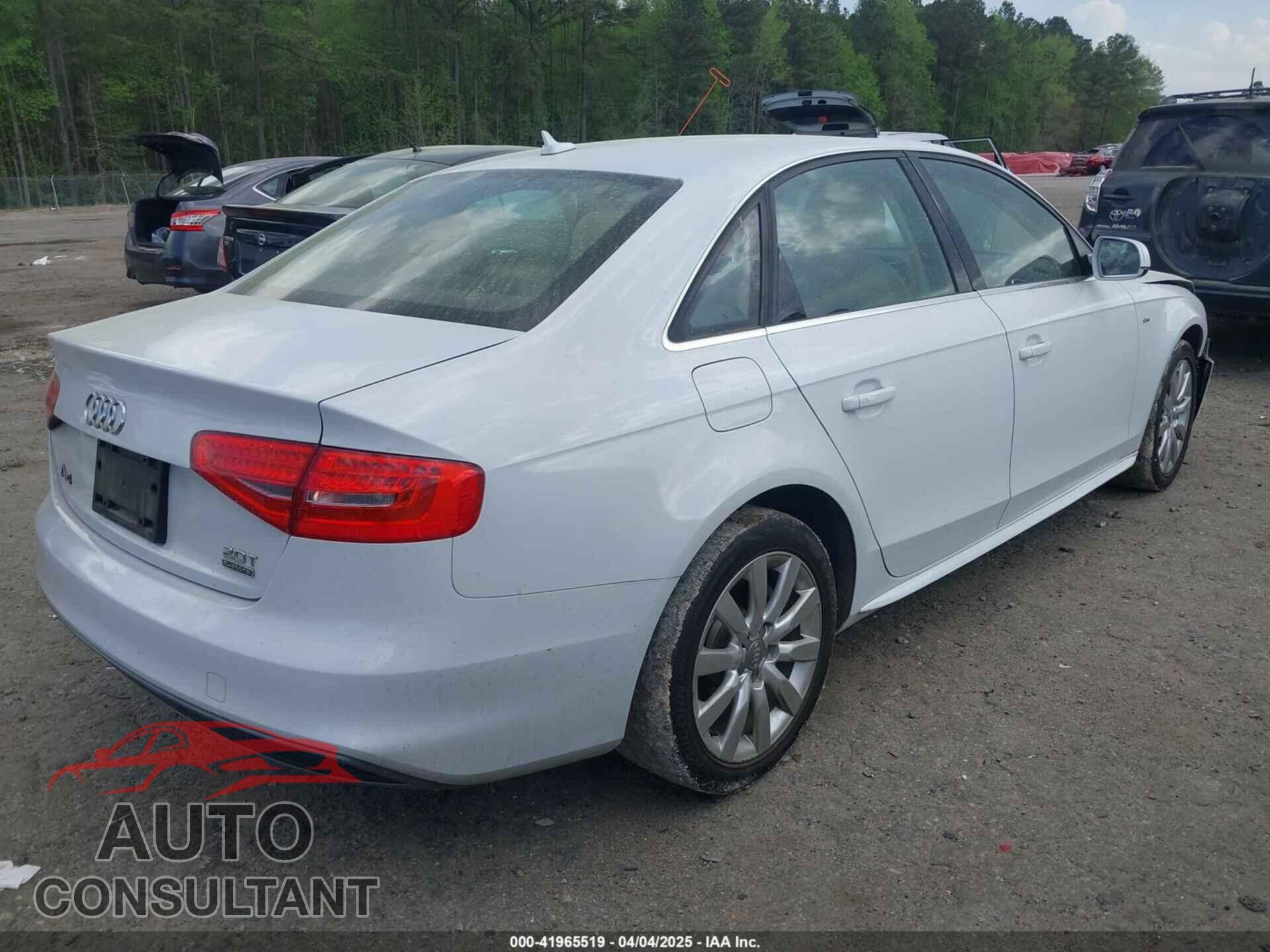 AUDI A4 2015 - WAUBFAFL0FN025357