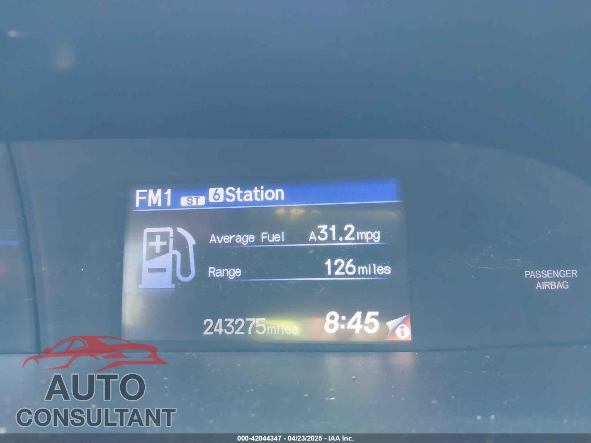 HONDA CIVIC 2012 - 19XFB2F56CE037357