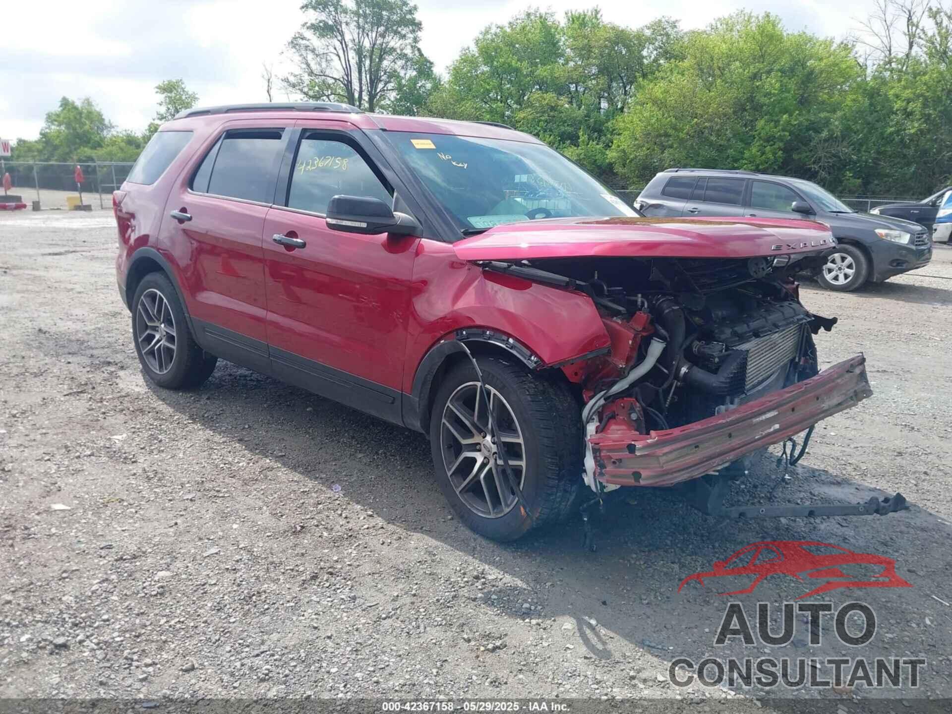 FORD EXPLORER 2017 - 1FM5K8GTXHGB66300