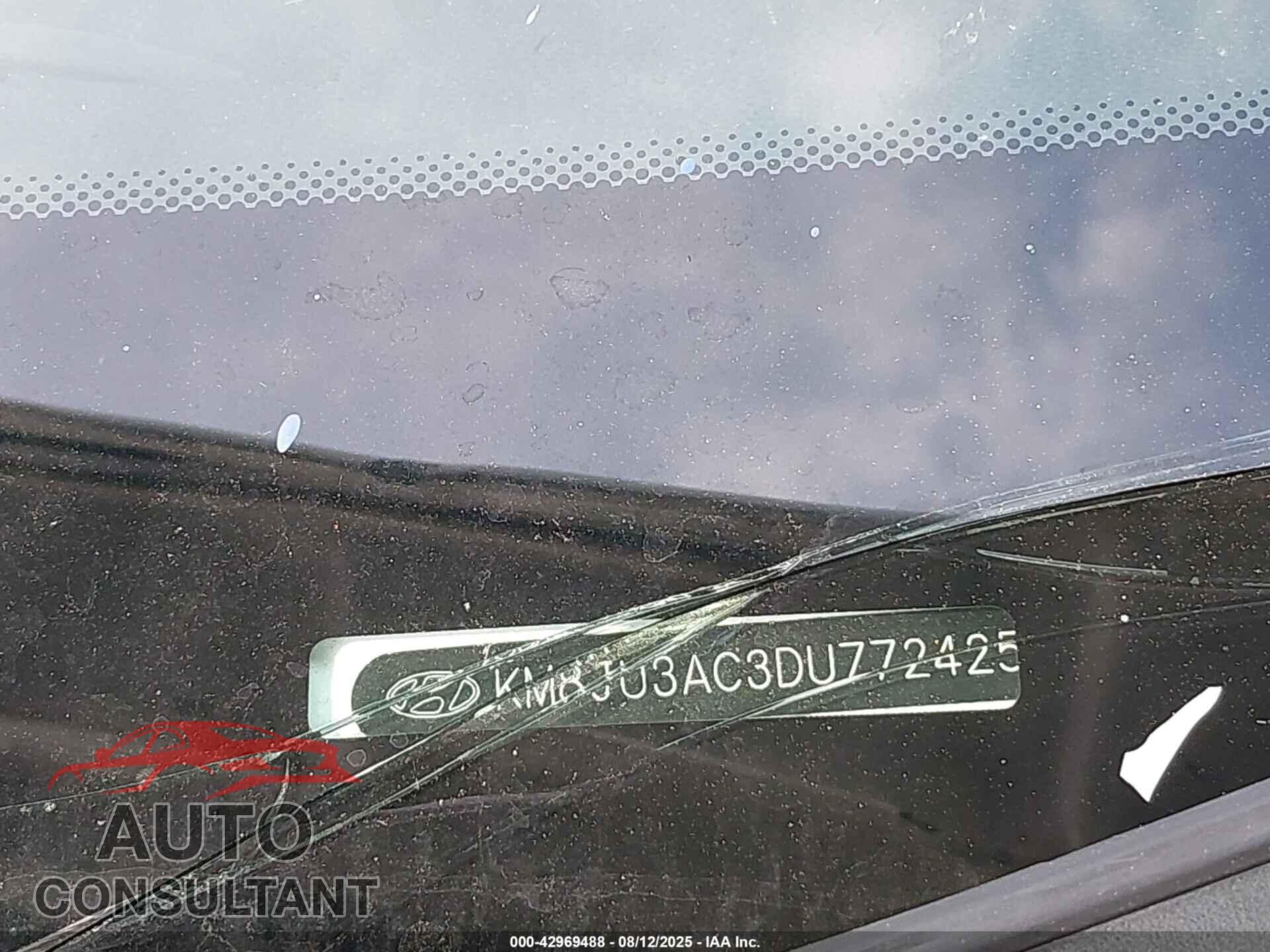 HYUNDAI TUCSON 2013 - KM8JU3AC3DU772425