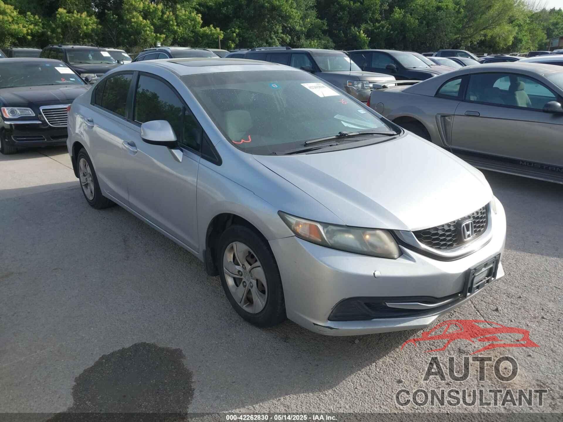 HONDA CIVIC 2013 - 2HGFB2F88DH501900