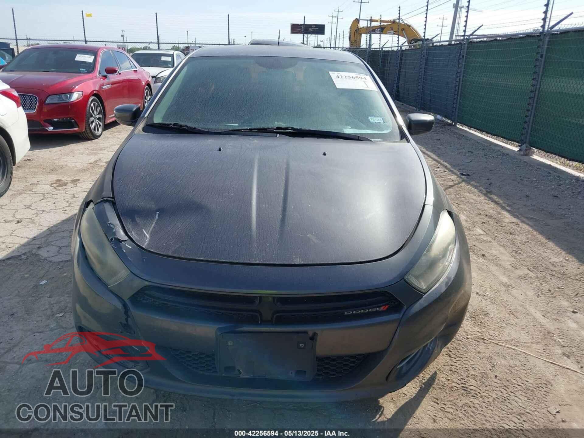 DODGE DART 2015 - 1C3CDFBB3FD223643