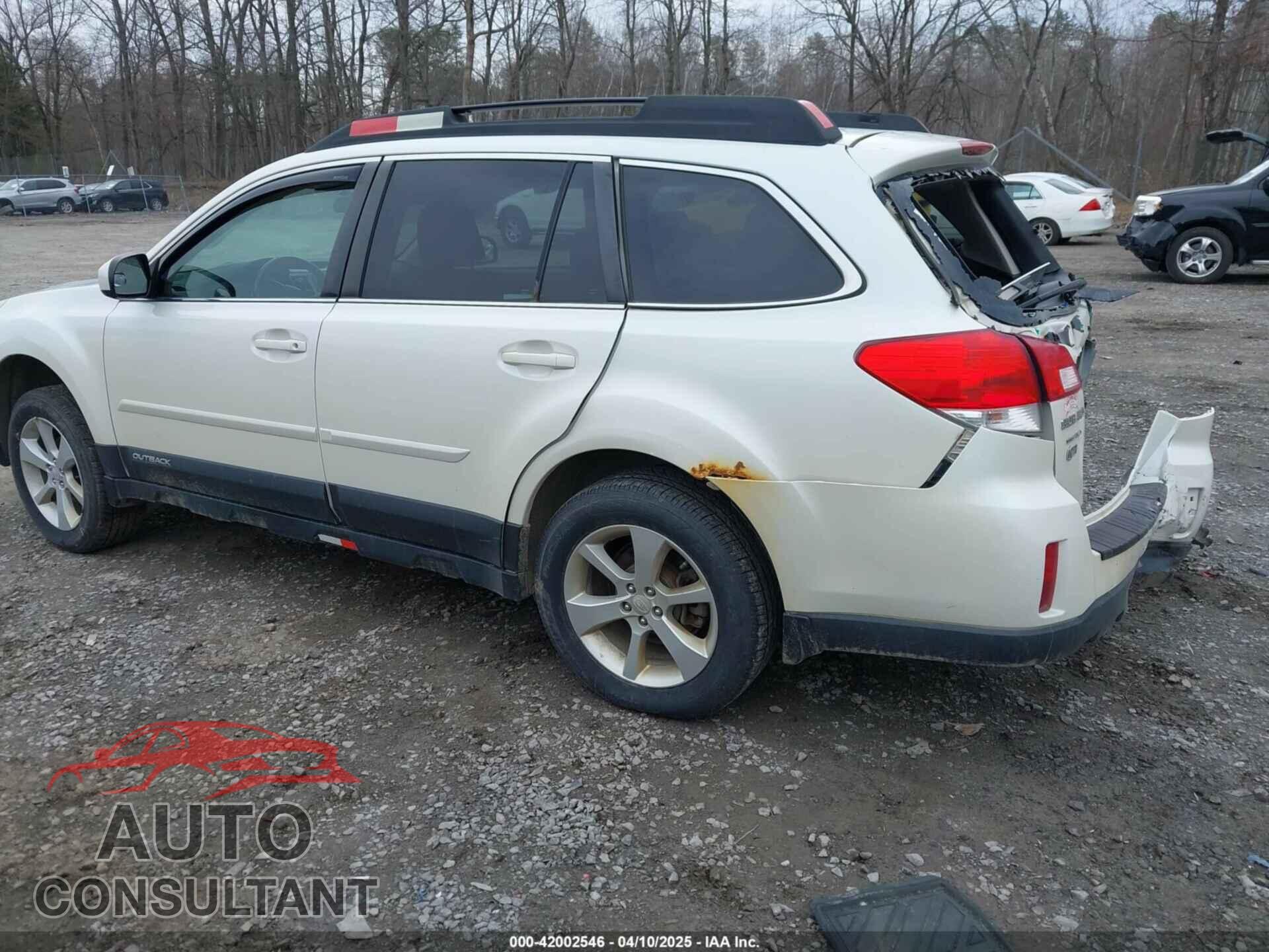 SUBARU OUTBACK 2013 - 4S4BRBCC3D3201889