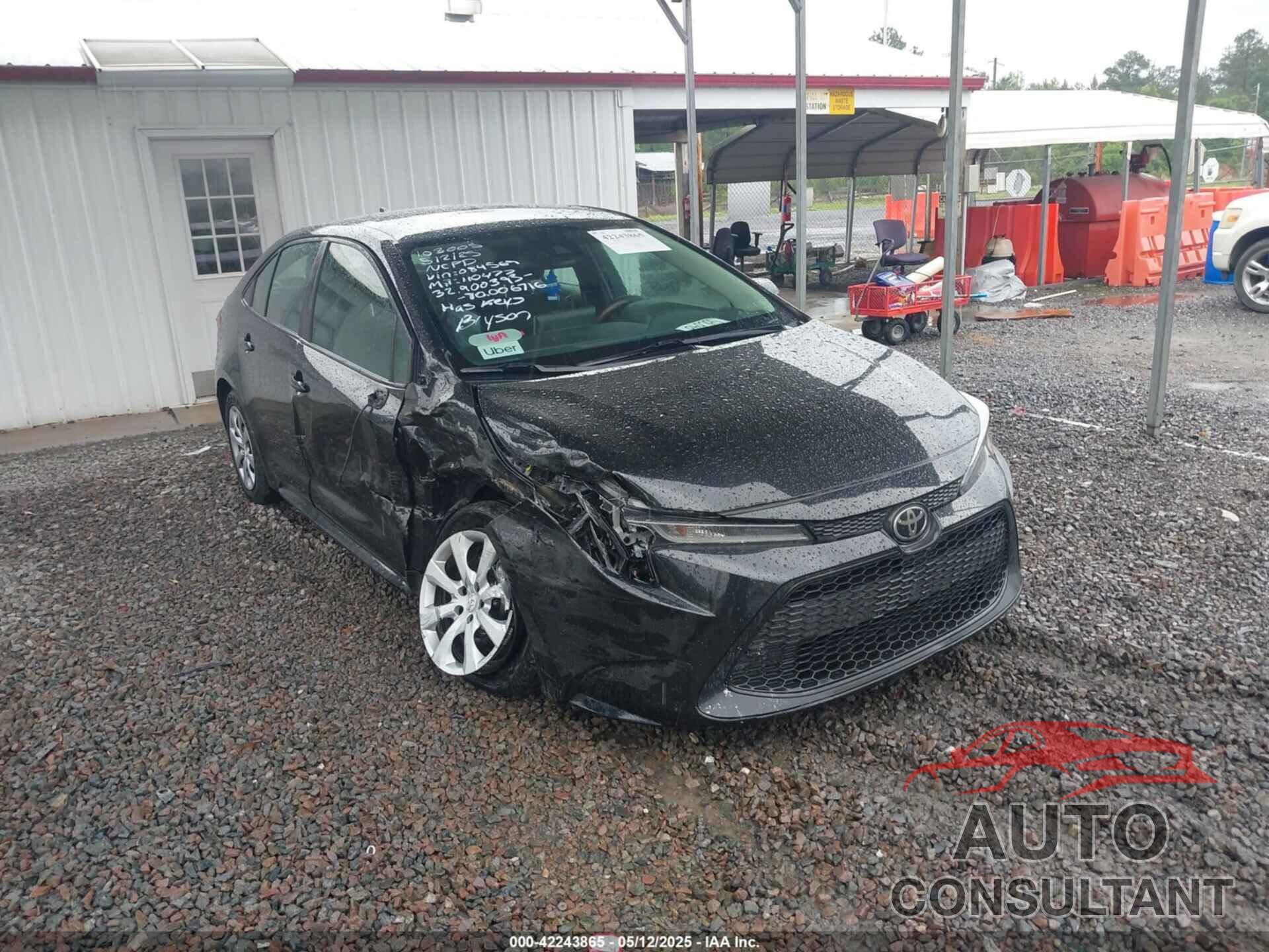 TOYOTA COROLLA 2020 - 5YFEPRAE9LP084569