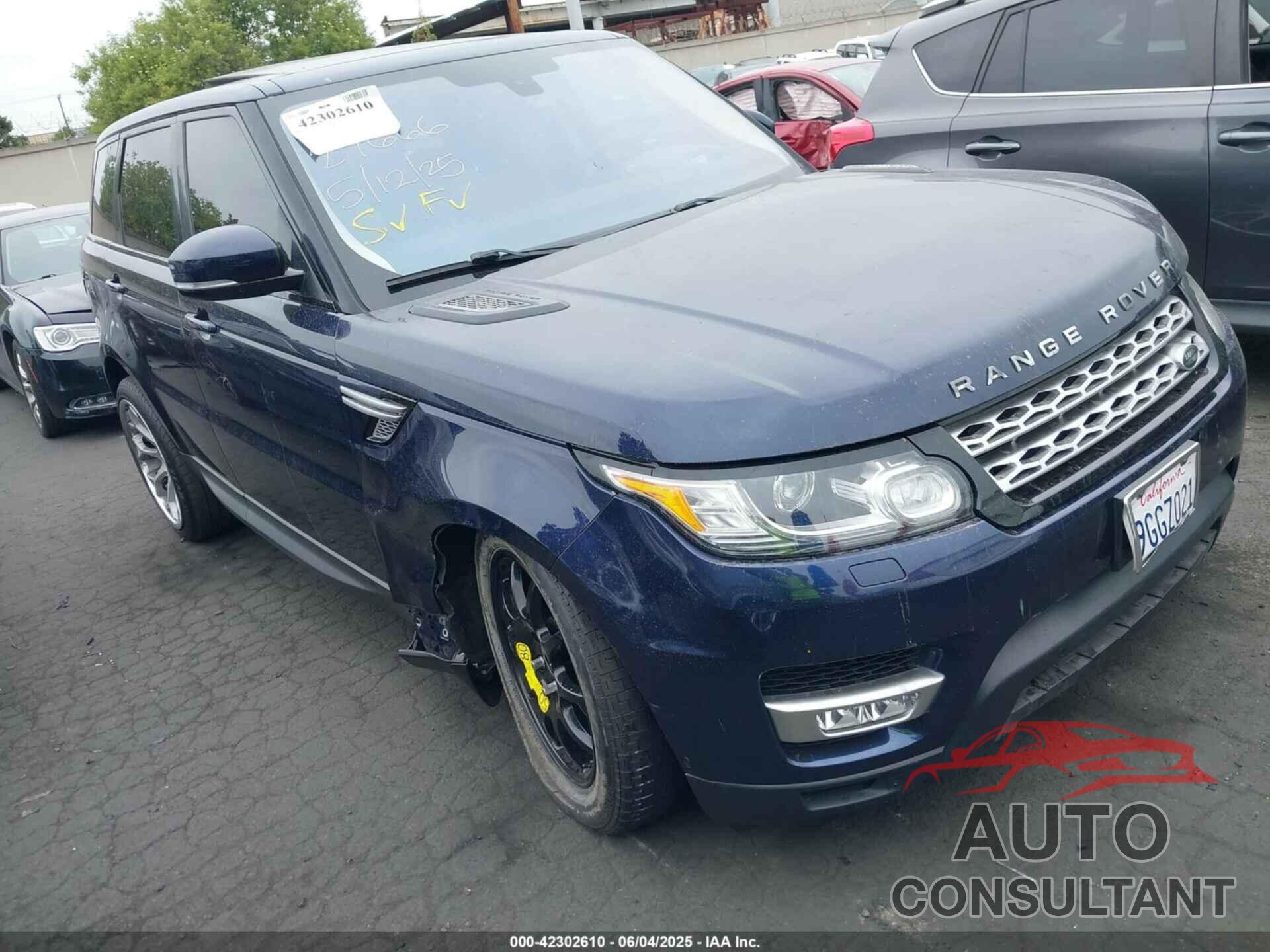 LAND ROVER RANGE ROVER SPORT 2016 - SALWR2VF2GA651068