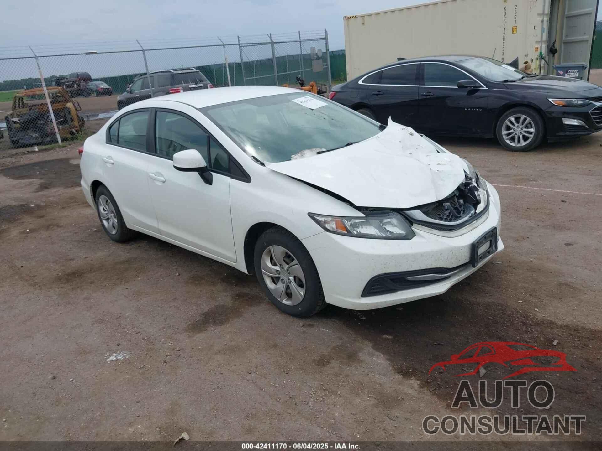 HONDA CIVIC 2013 - 19XFB2F58DE023204