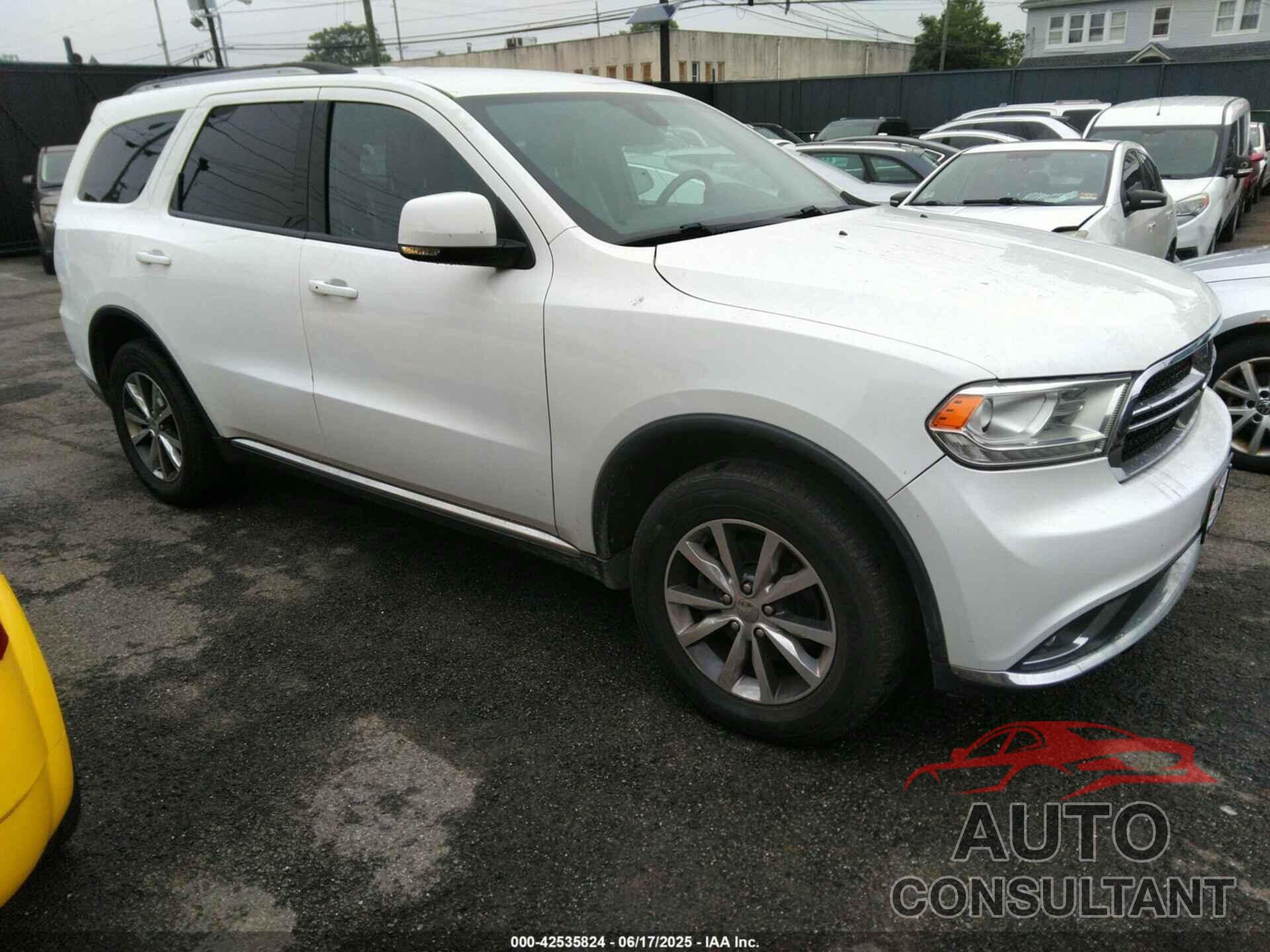 DODGE DURANGO 2016 - 1C4RDJDG7GC340800