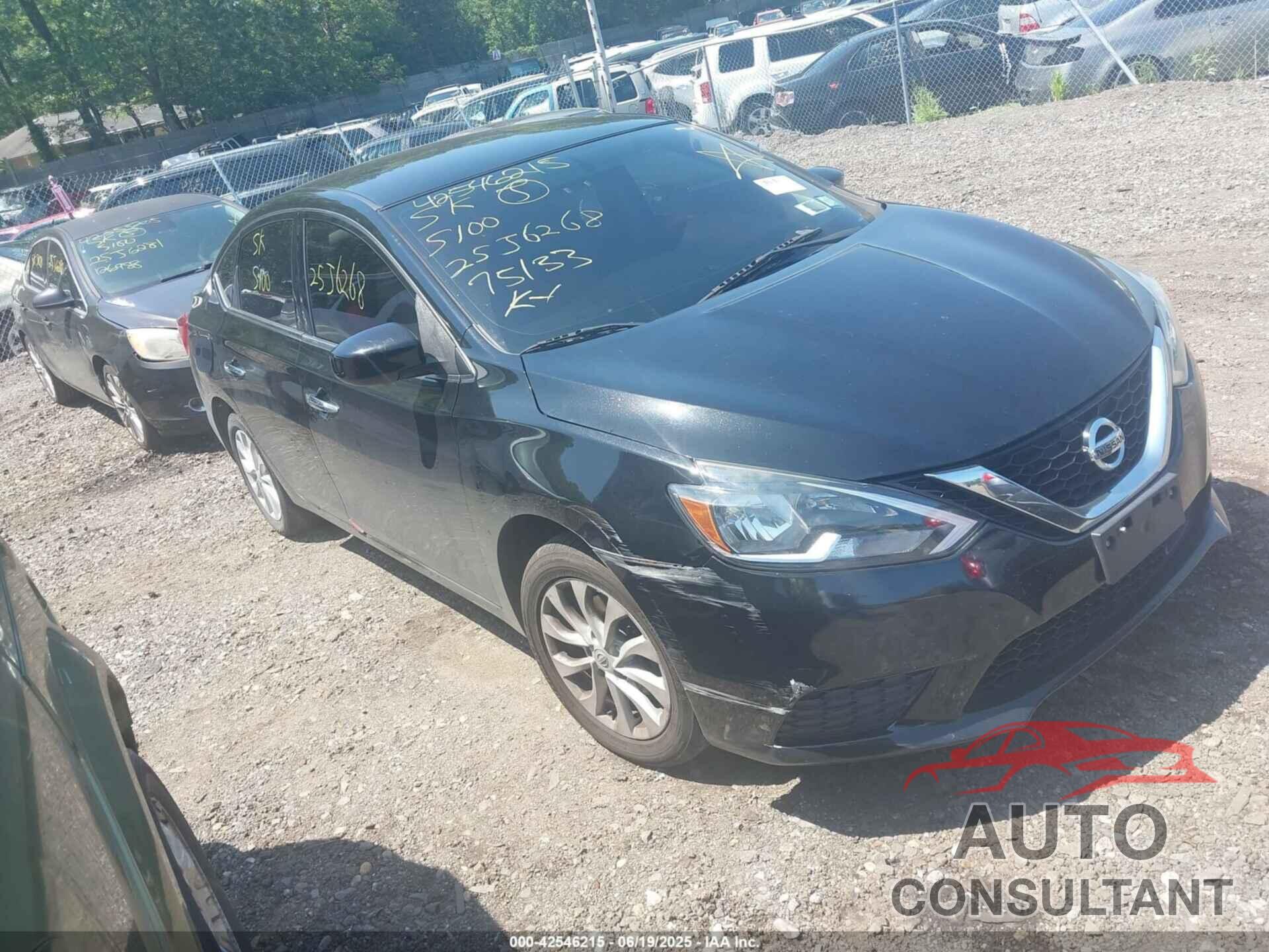 NISSAN SENTRA 2019 - 3N1AB7AP6KY432400